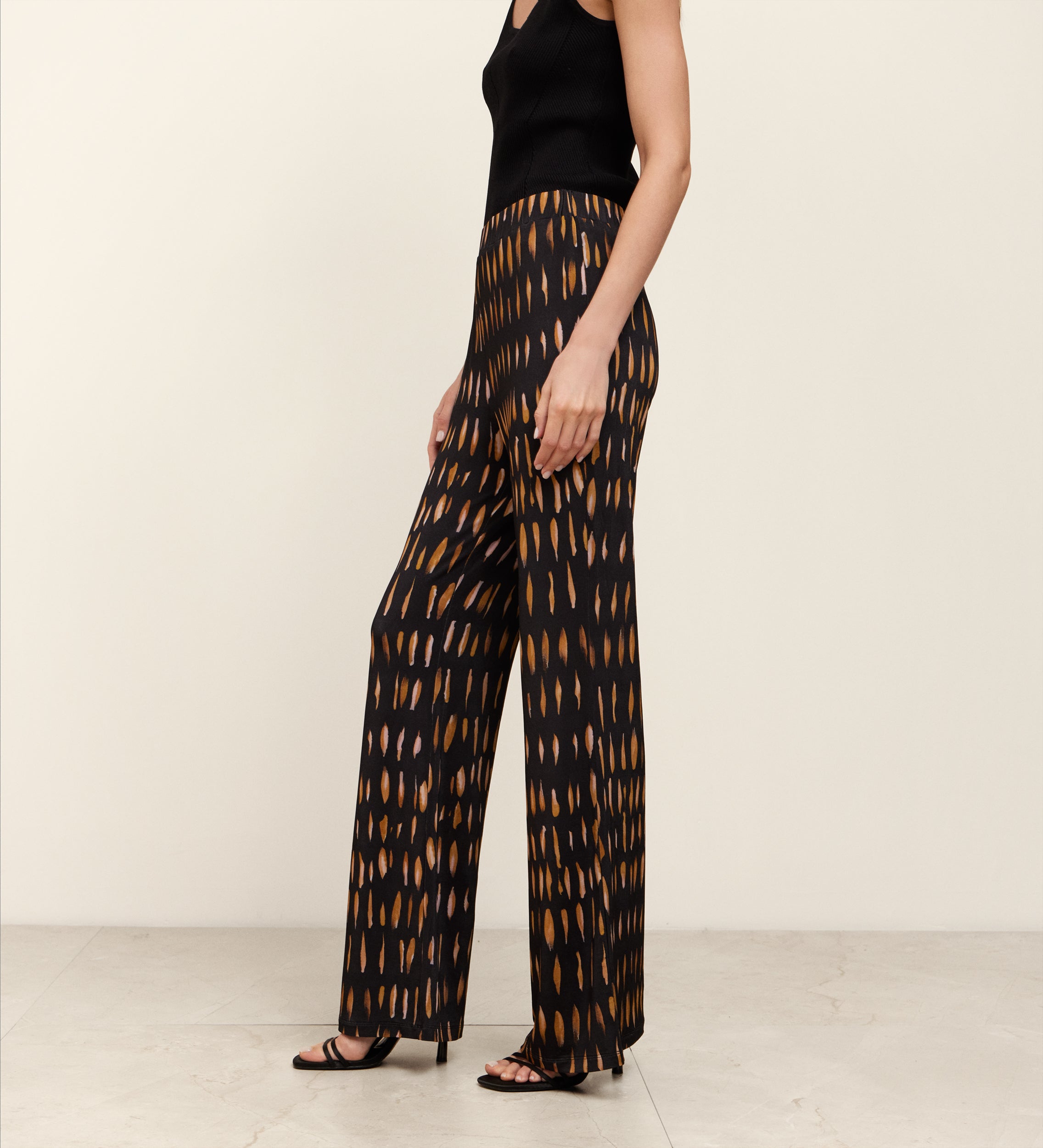 Pantalón elástico estampado