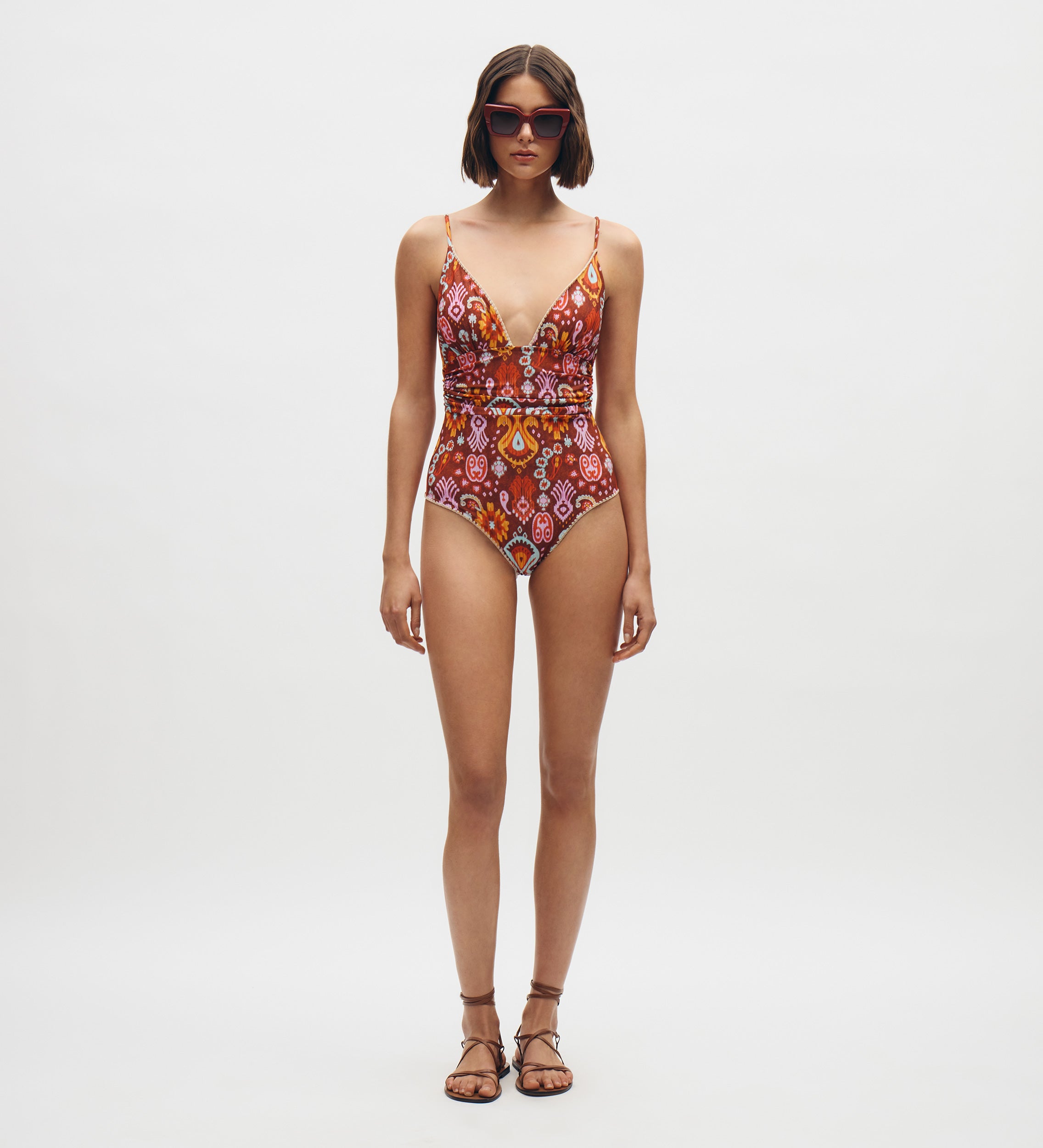 Maillot de bain col V