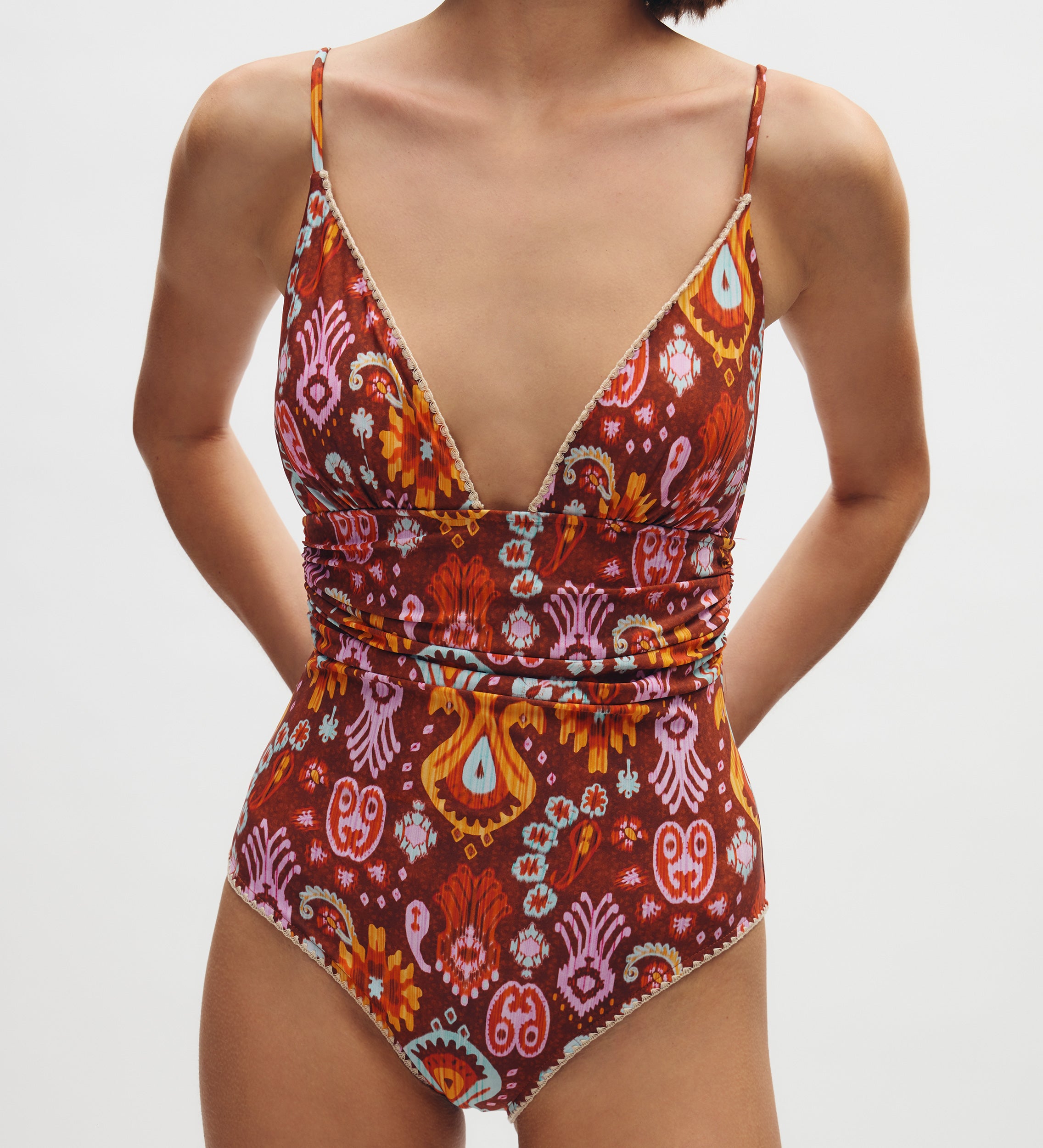 Maillot de bain col V