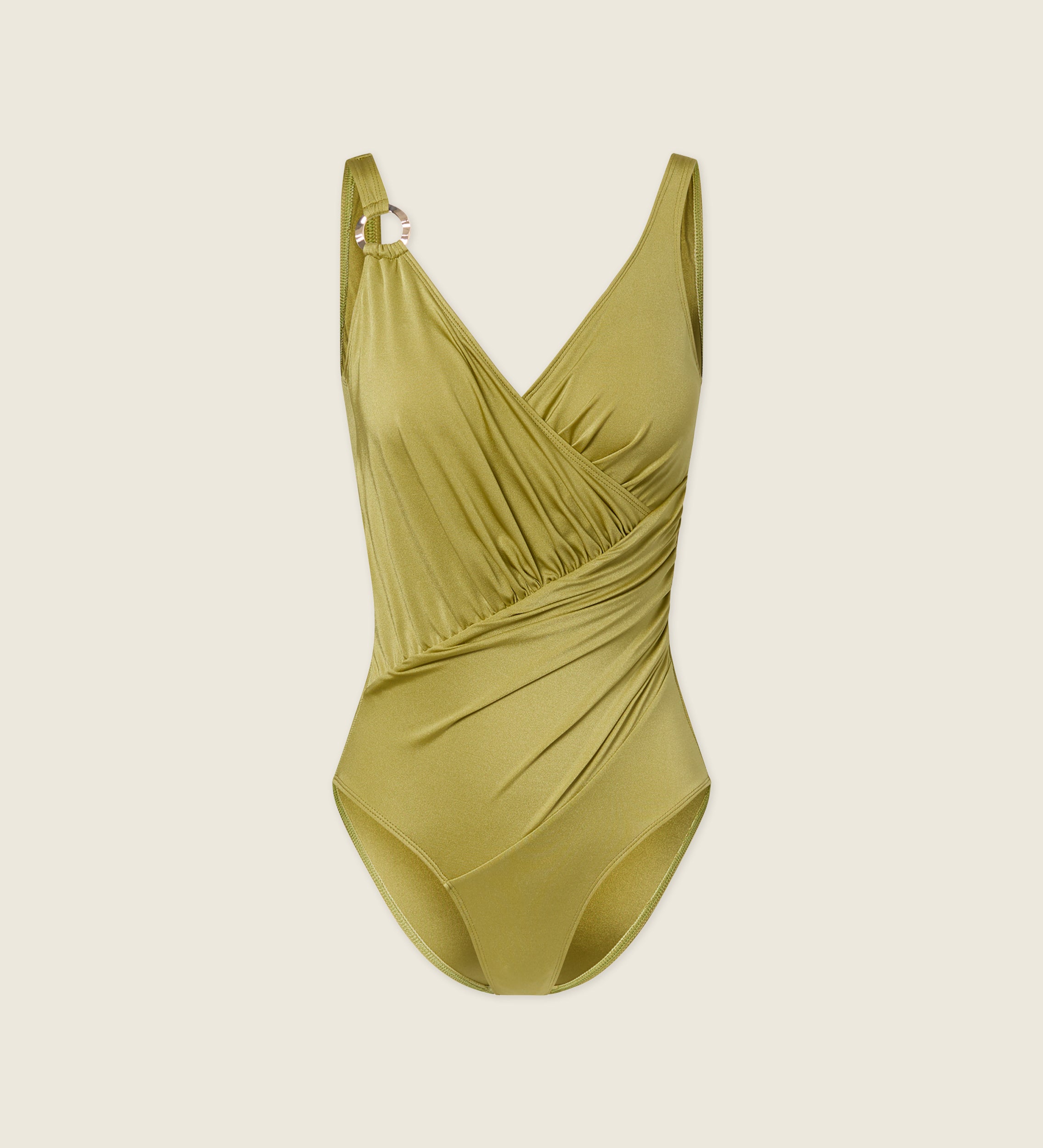 draped swimsuit