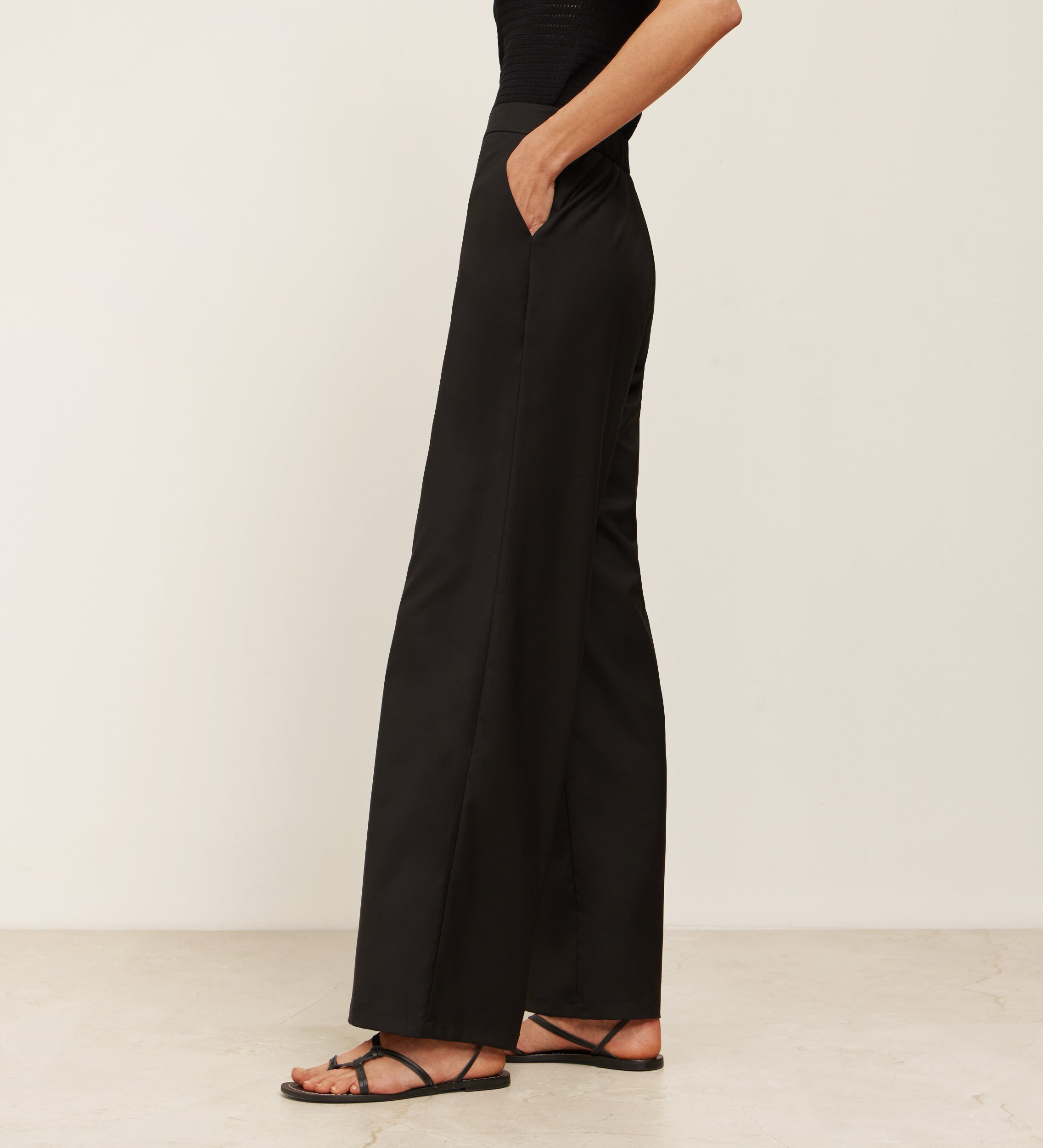 Pantalon largo fluido