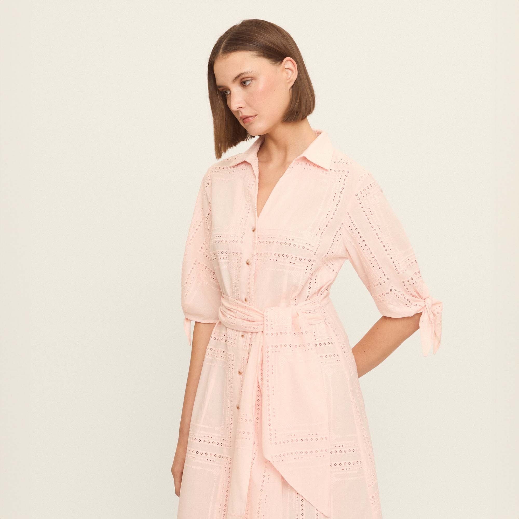Midi shirt dress