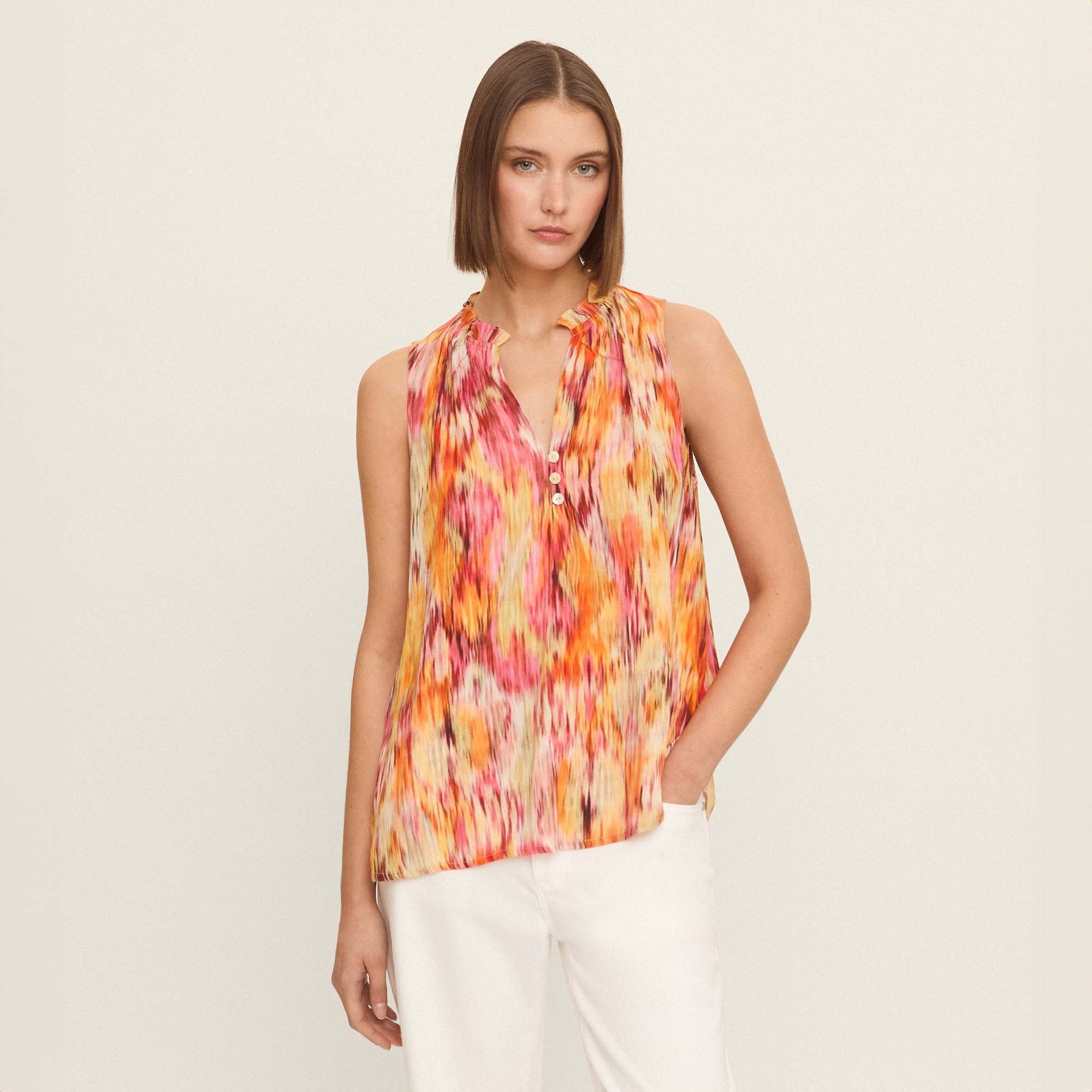 Blusa sisada estampada