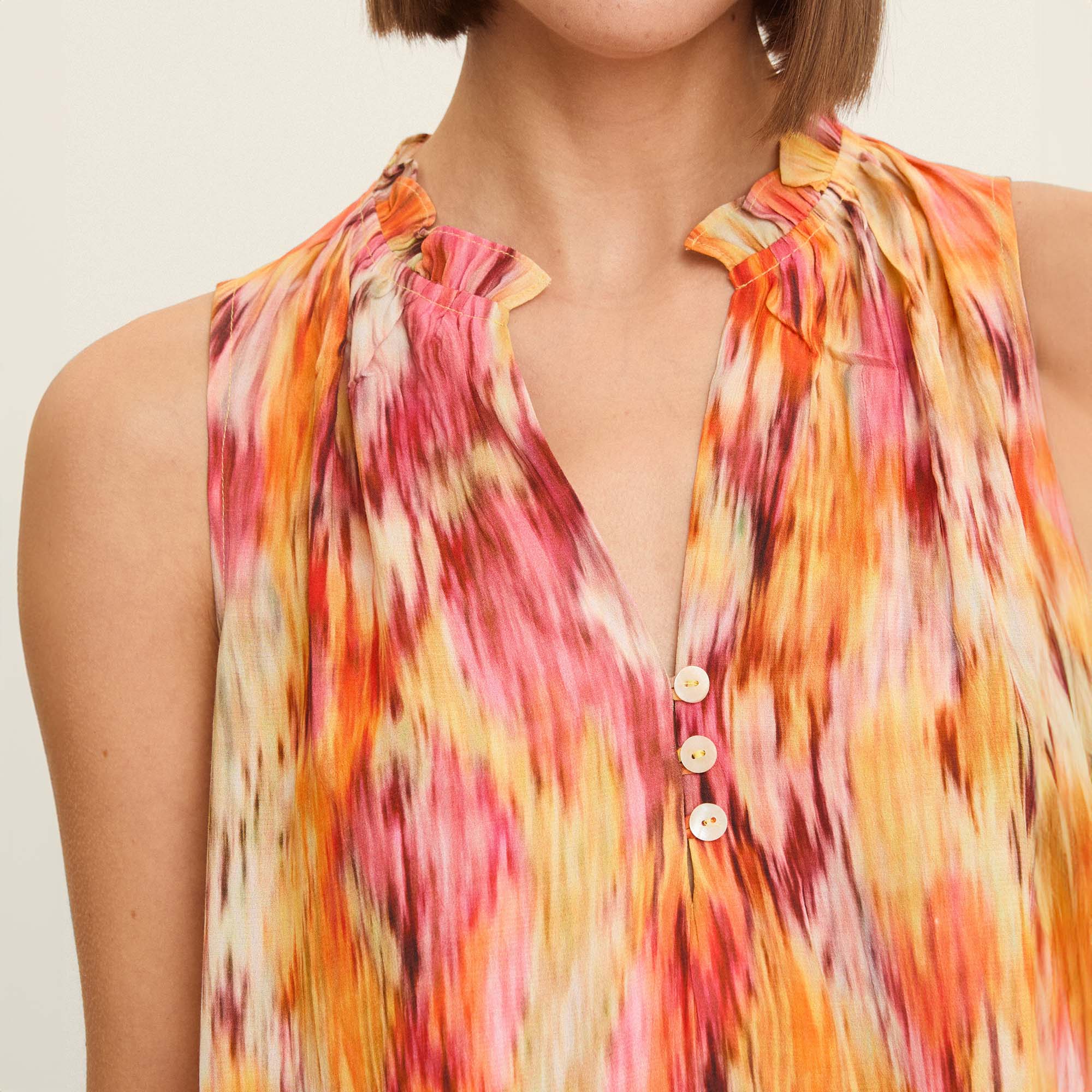 Blusa sisada estampada