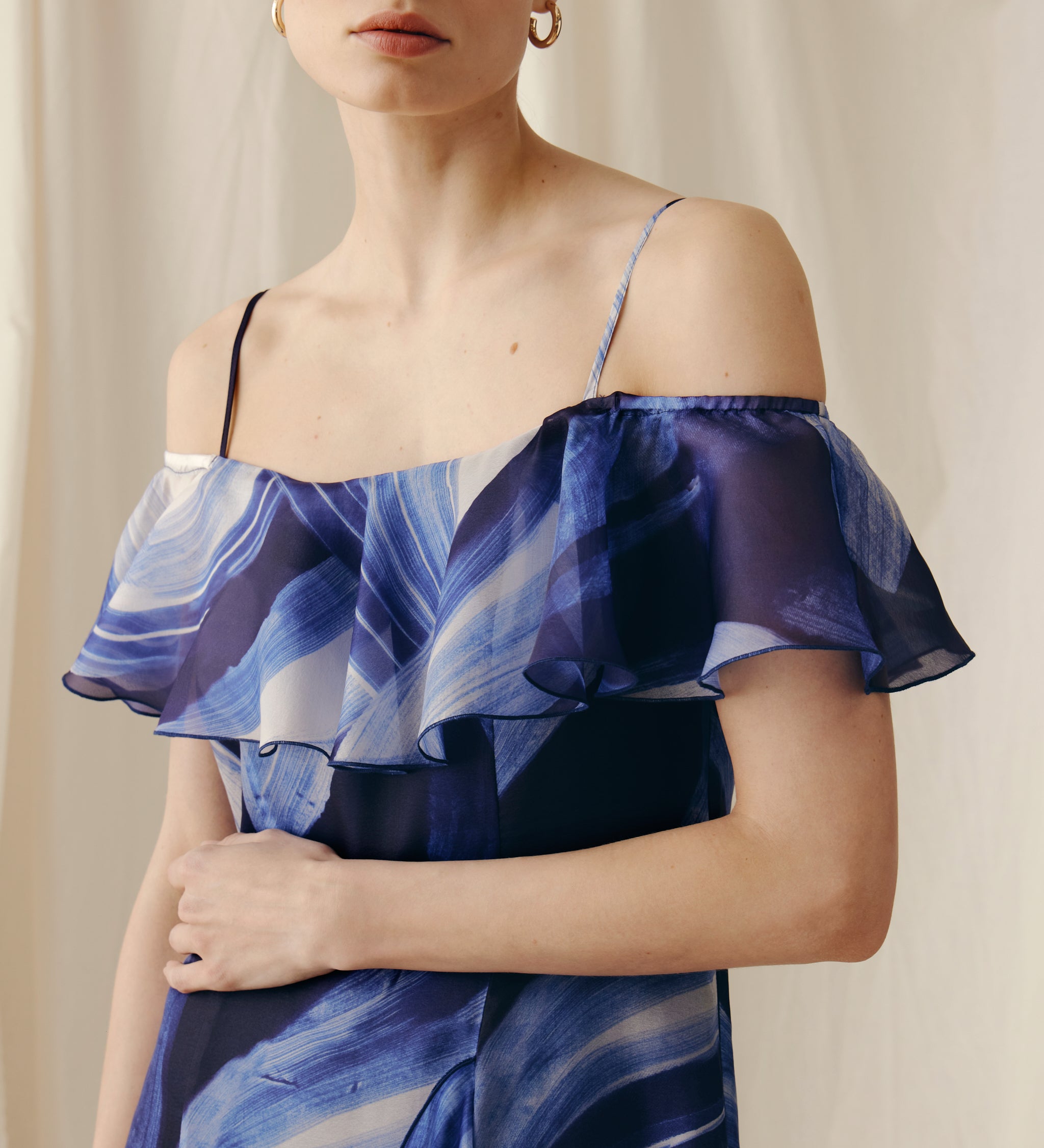 Robe longue imprimée