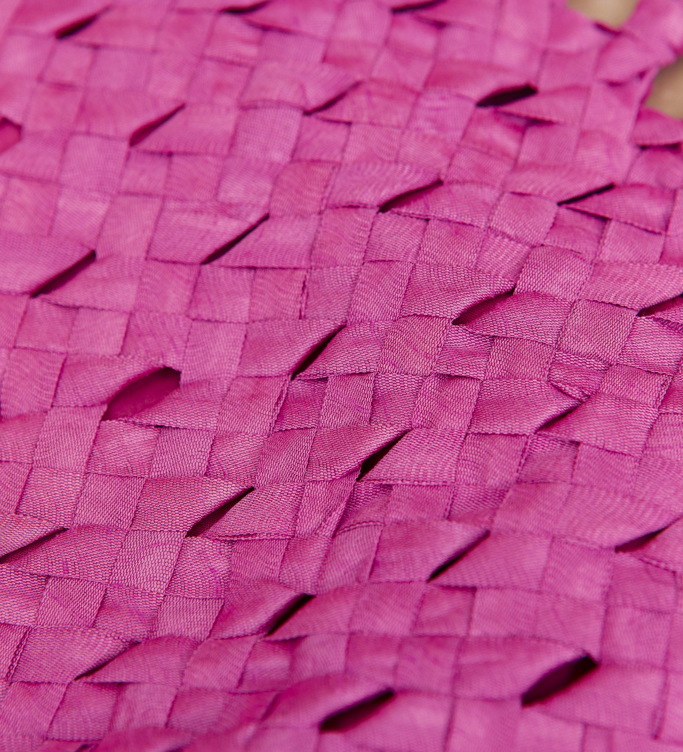braided shantung bag