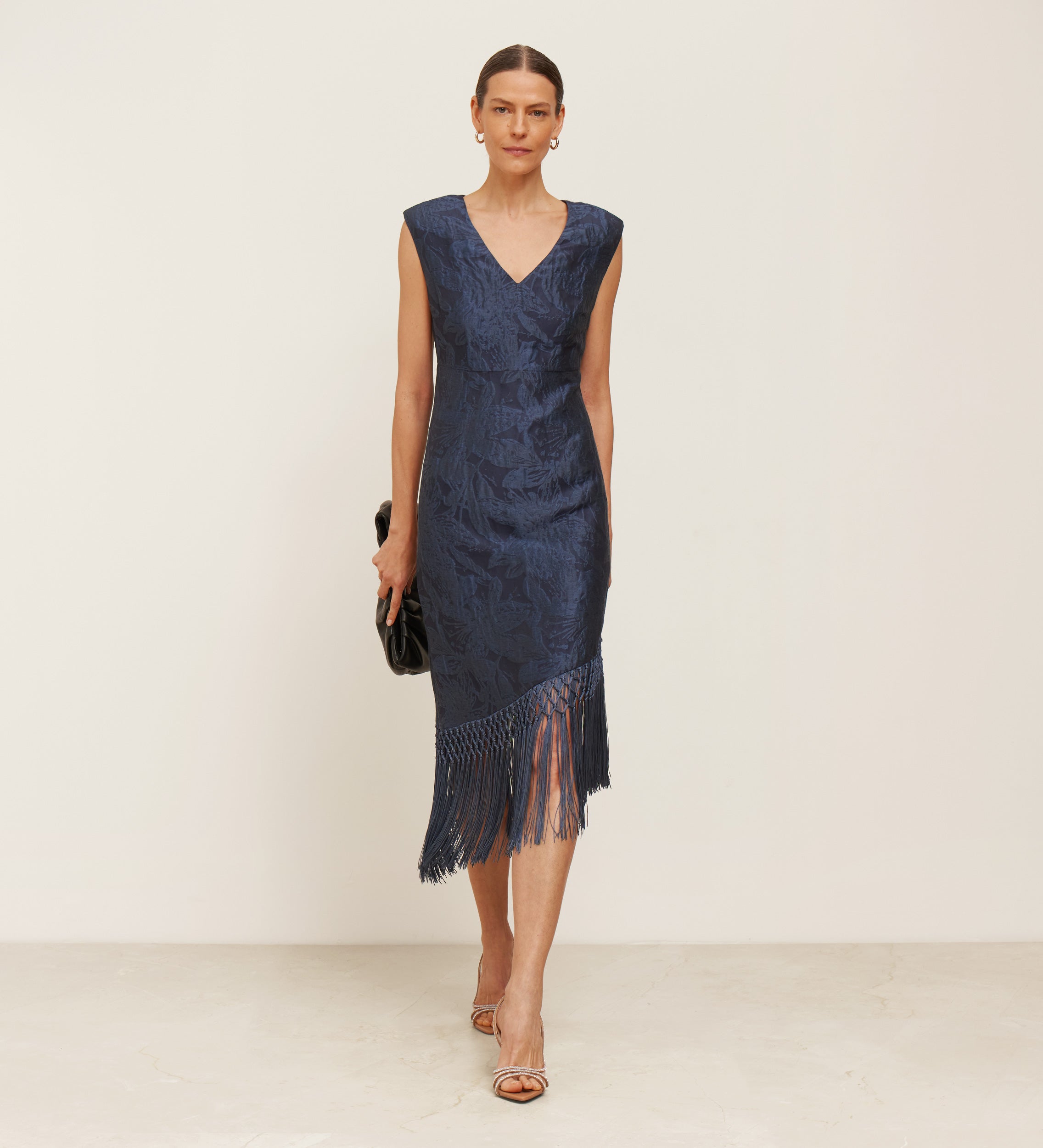 Jacquard midi dress