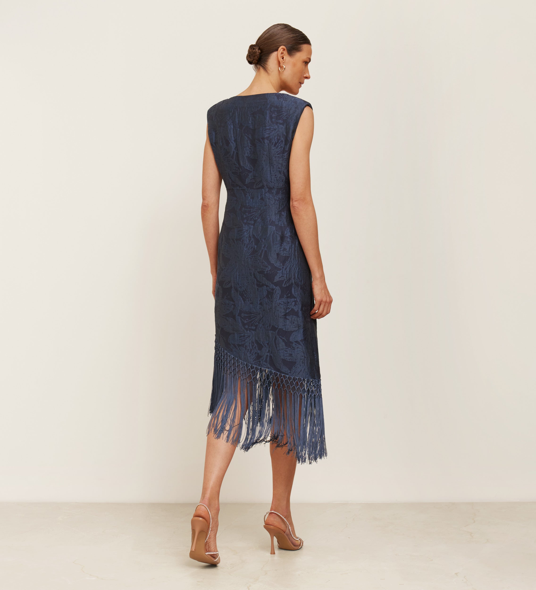Jacquard midi dress