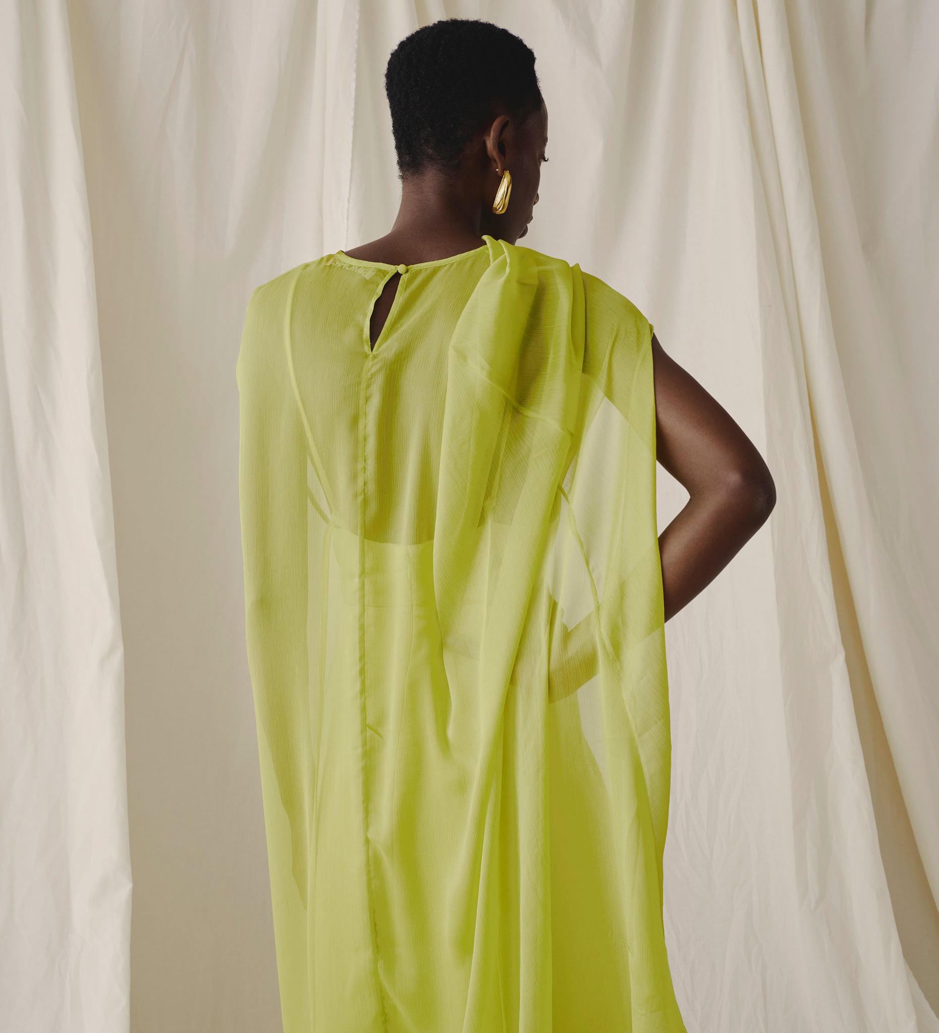 Chiffon poncho