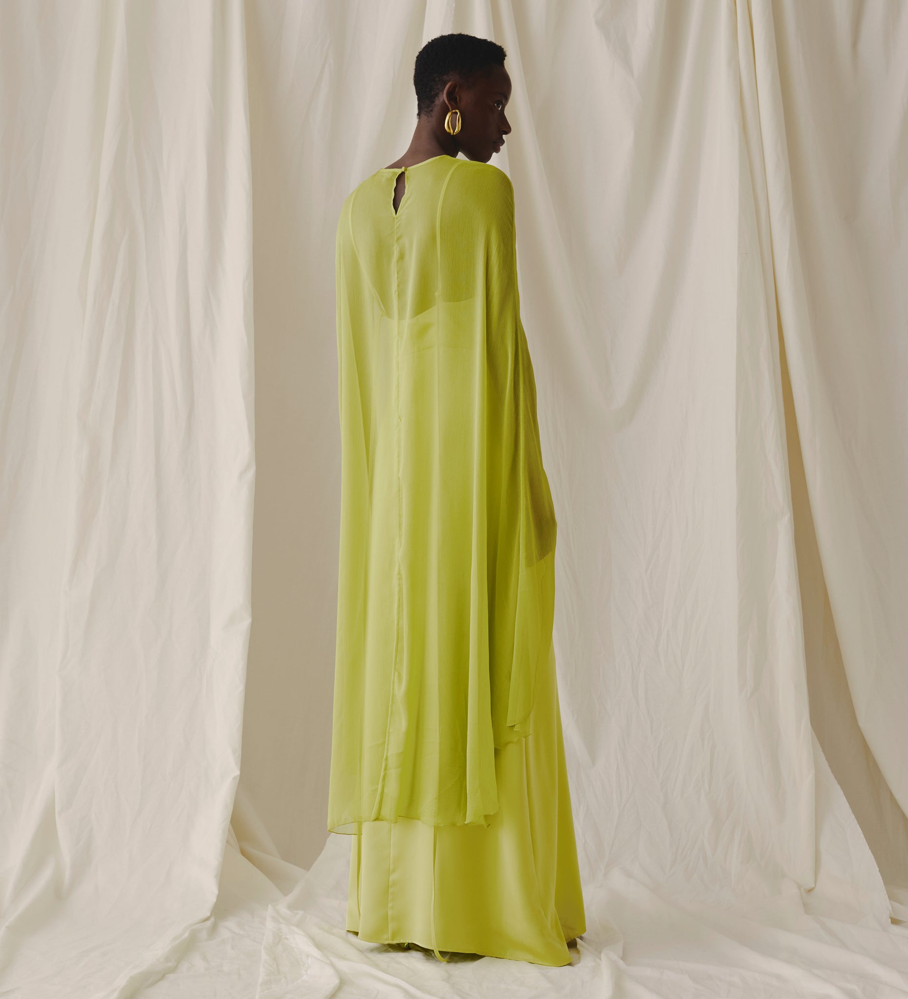 Chiffon poncho