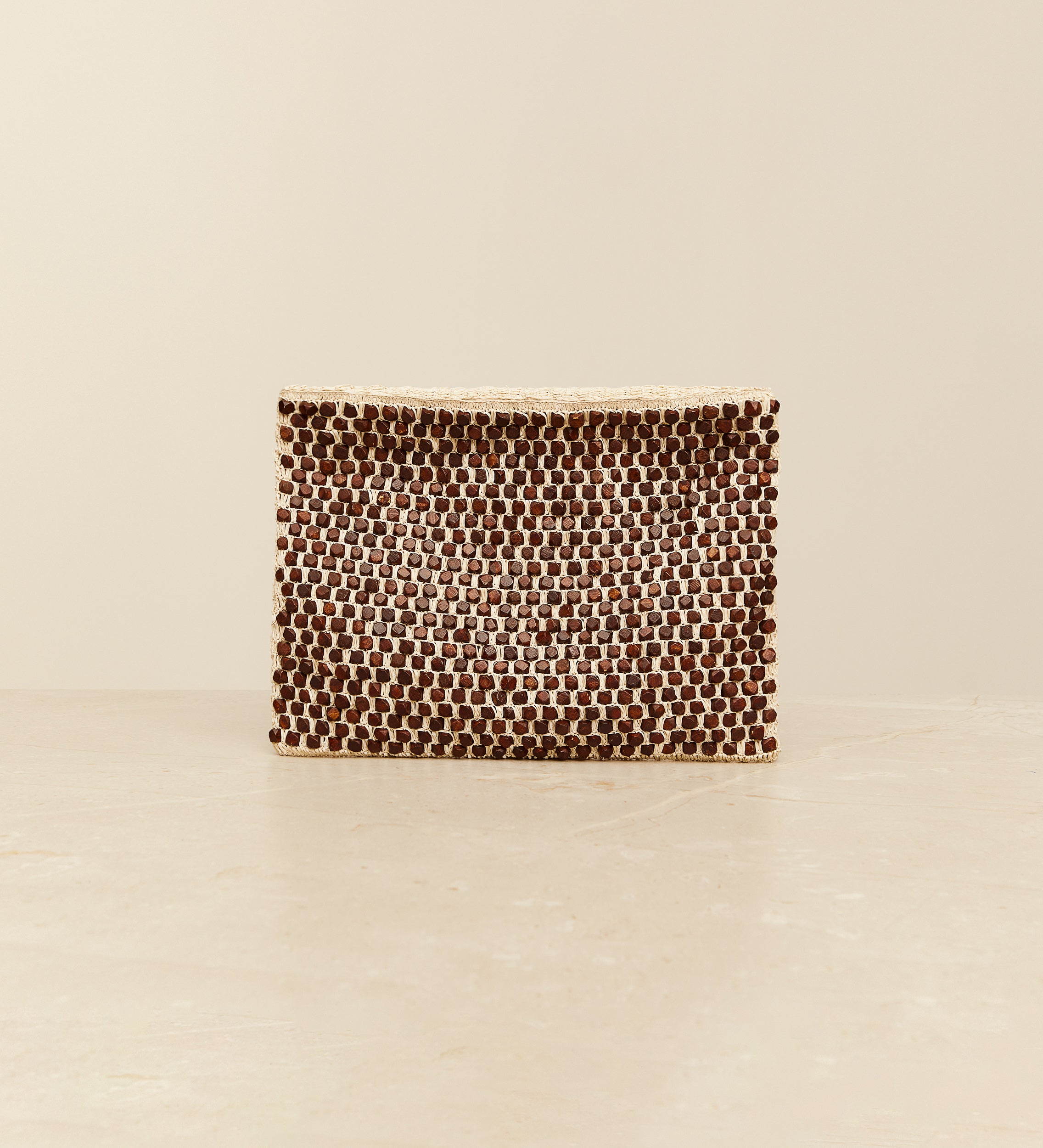 Bolso shantung trenzado