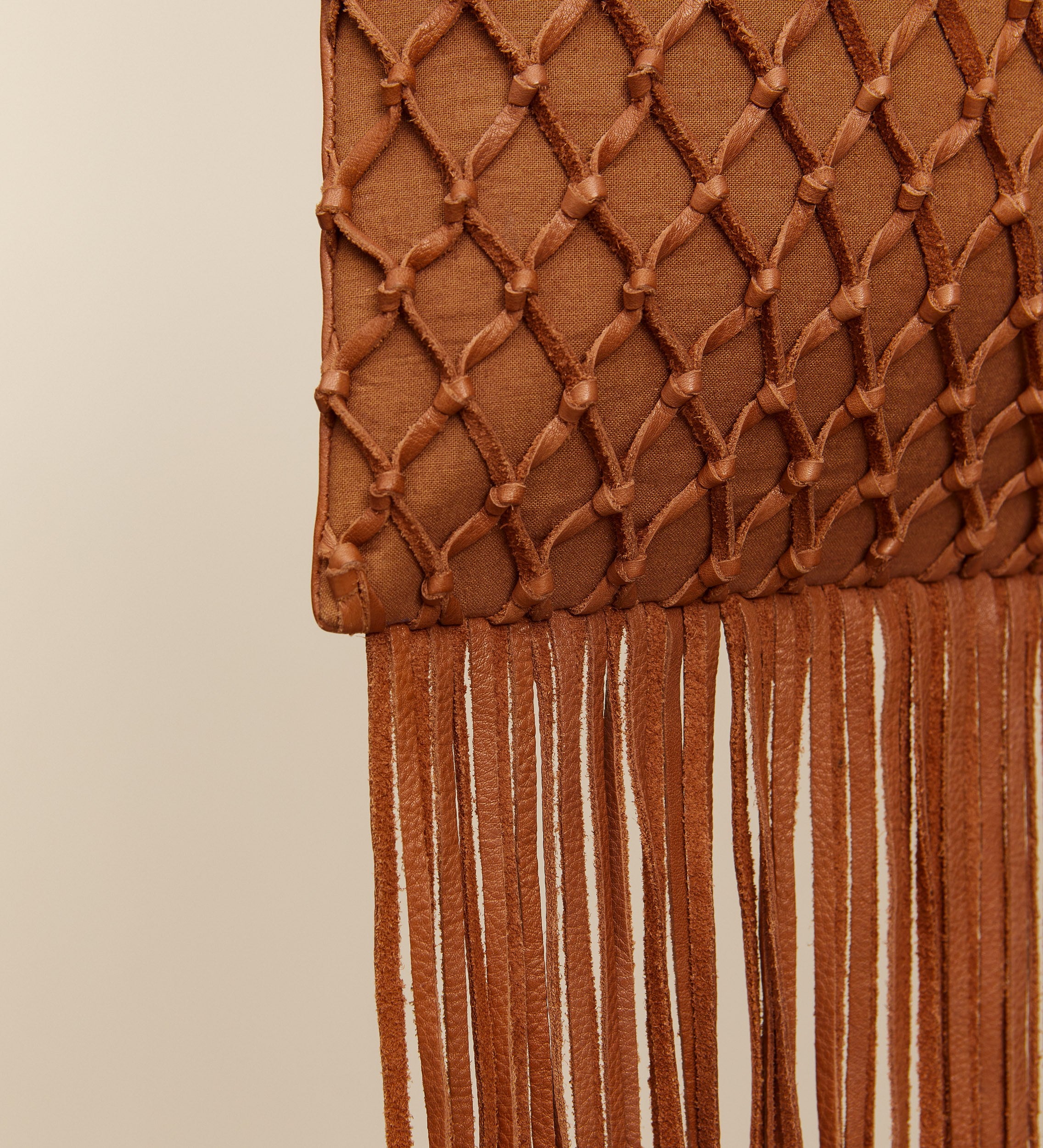 Sac en nappa à franges