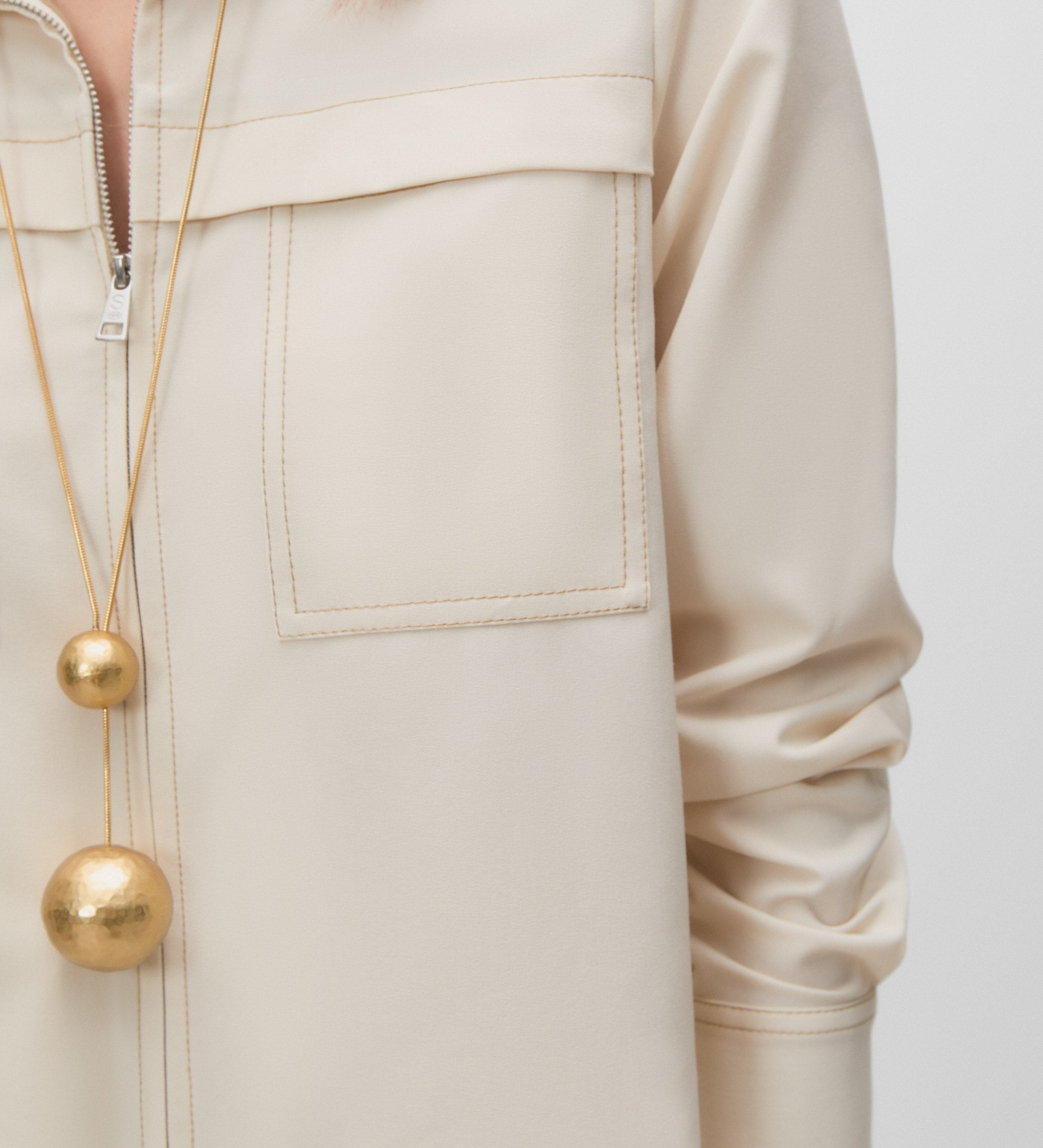 Zipper overshirt