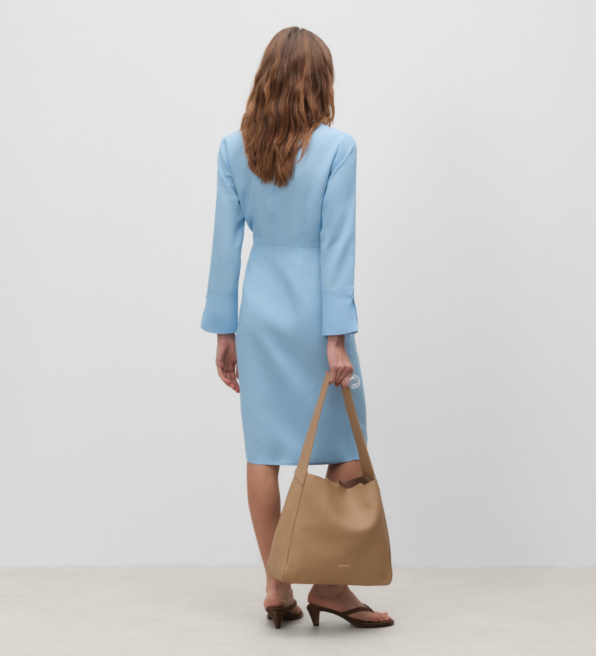 Short wrap dress