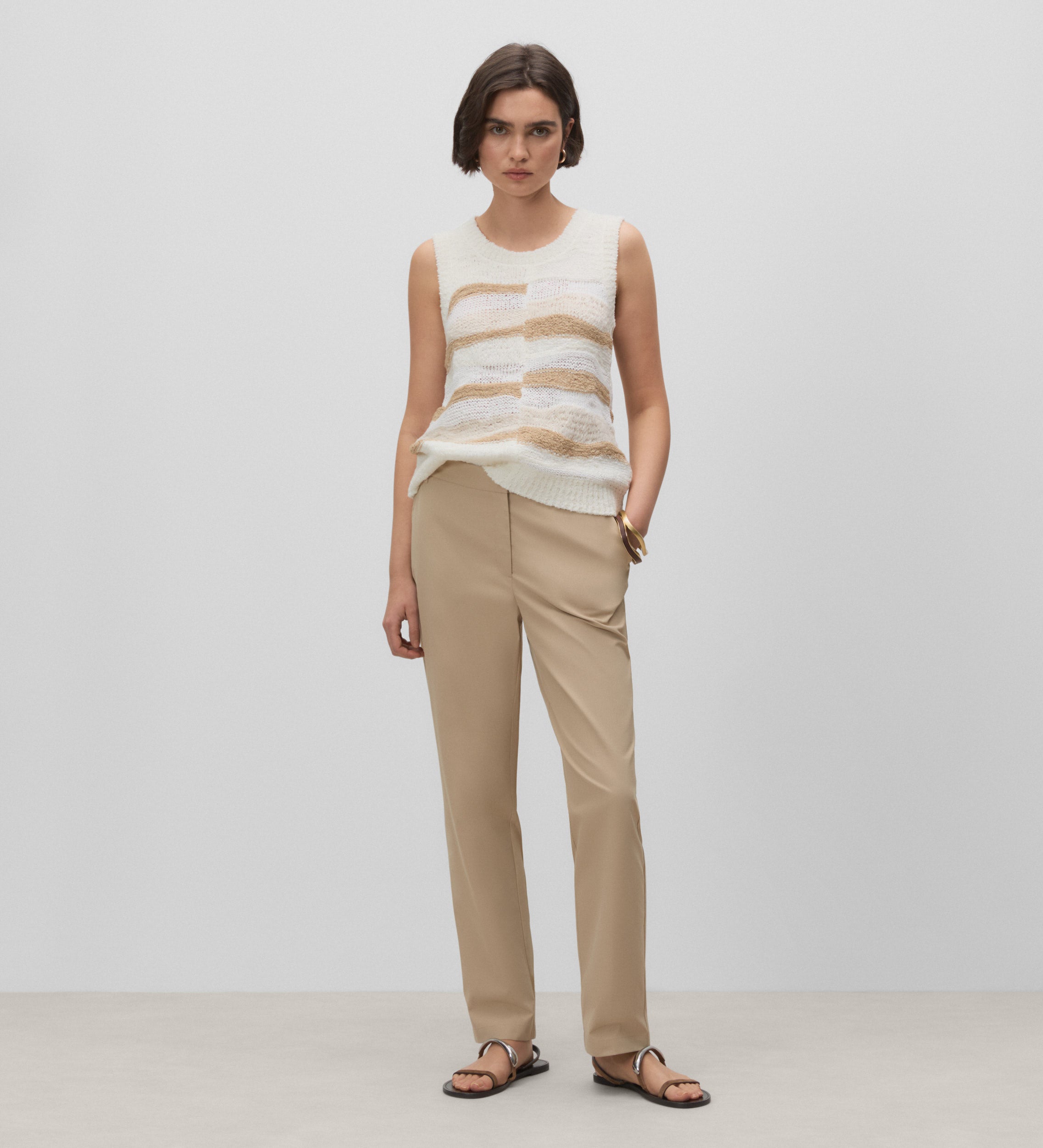 Pantalón chino recto
