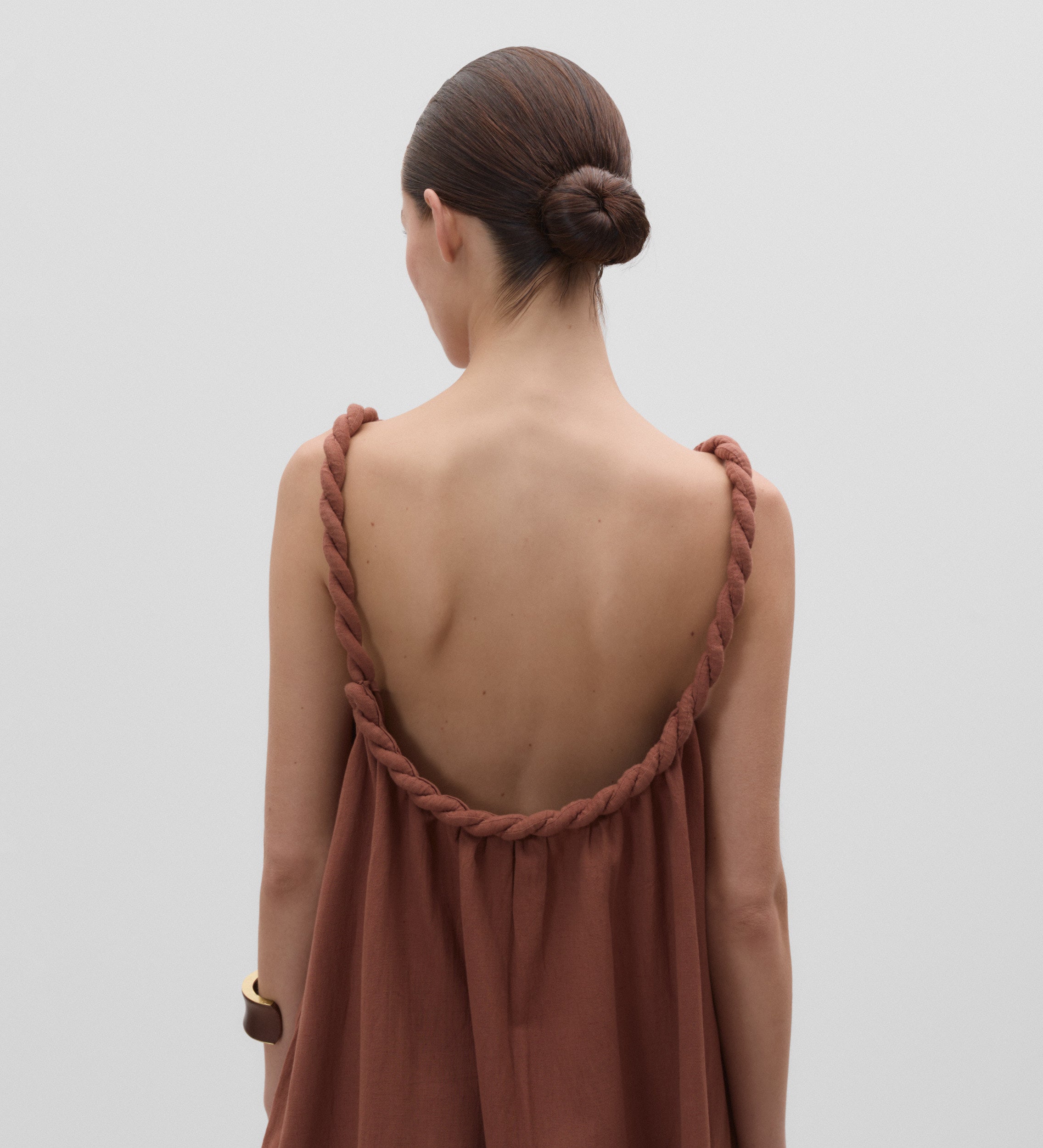 Open back dress