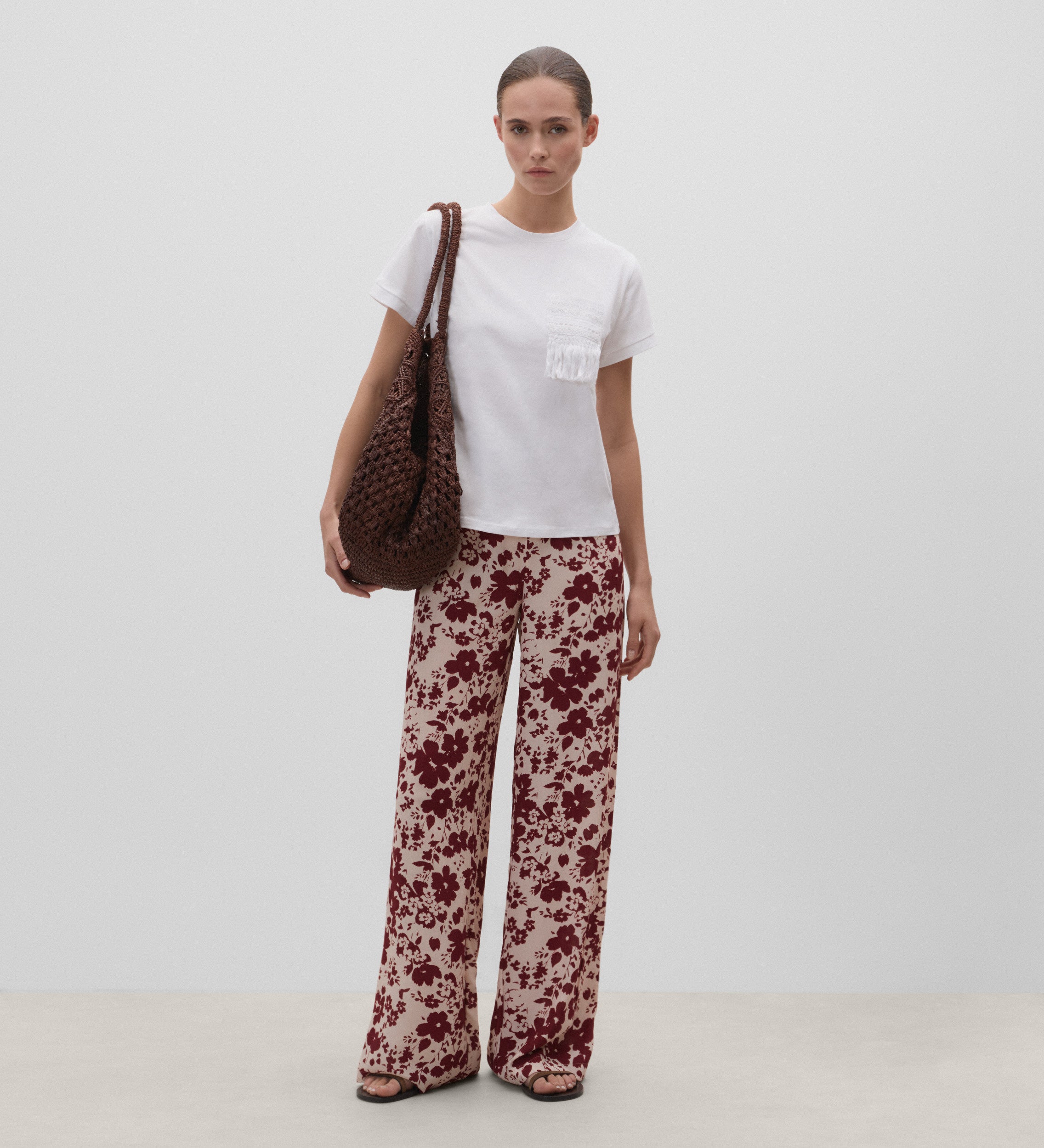 Camiseta detalle crochet