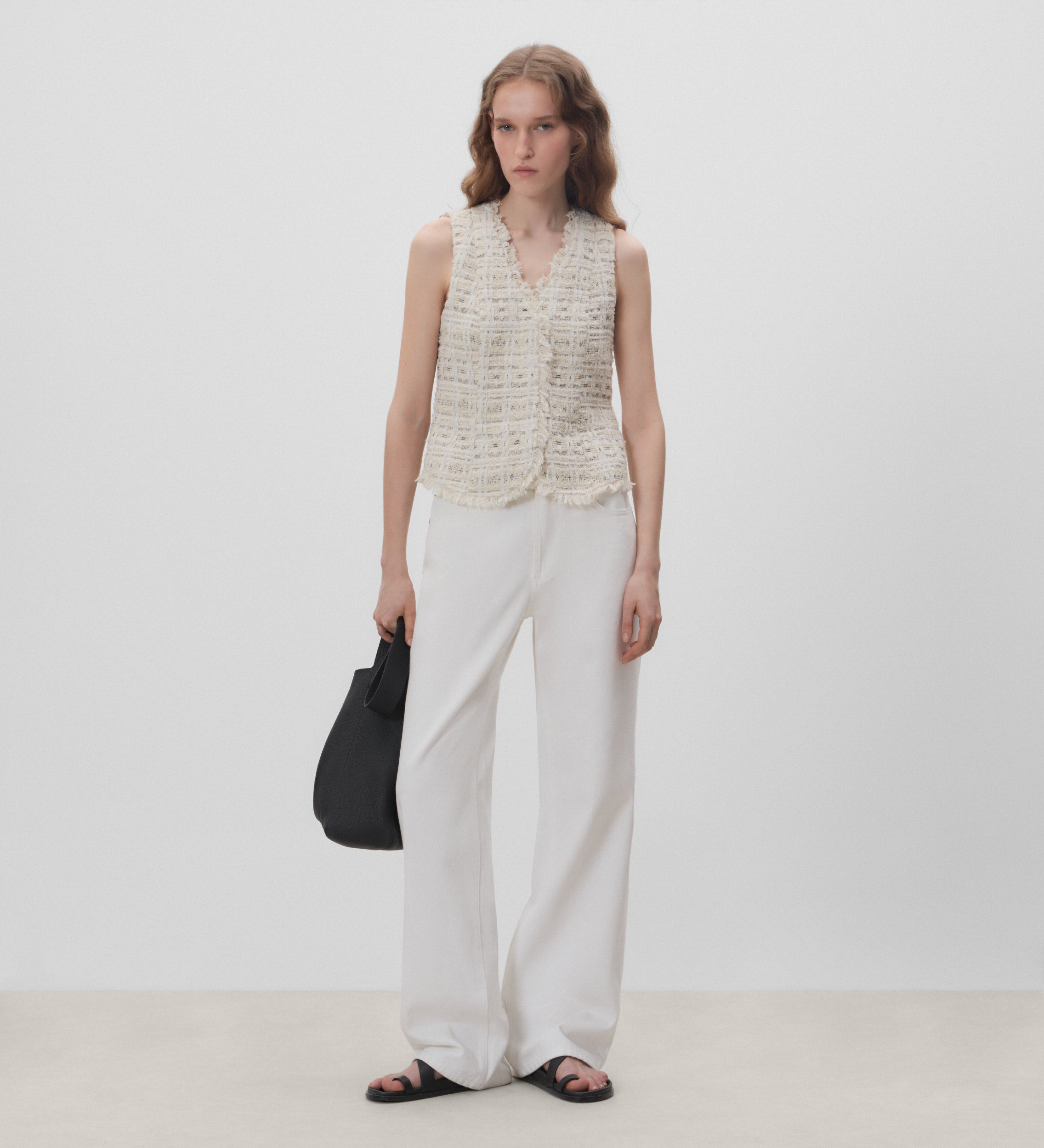 Chaleco tejido fantasía