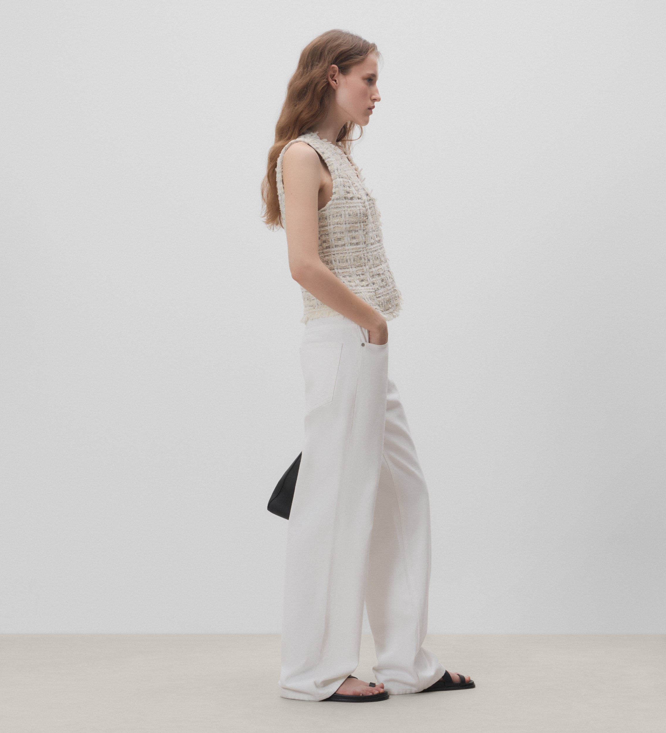 Chaleco tejido fantasía