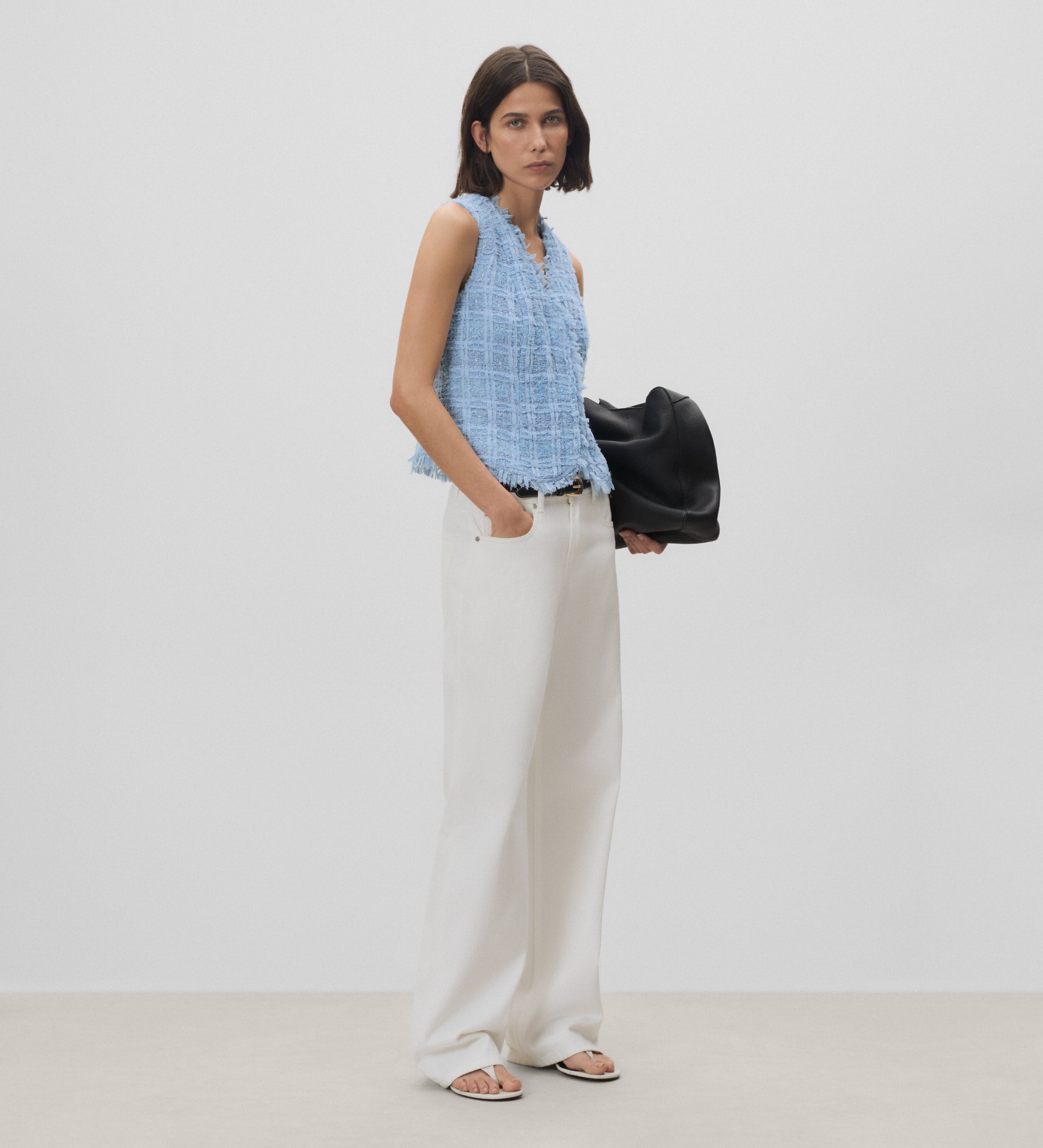 Chaleco tejido fantasía