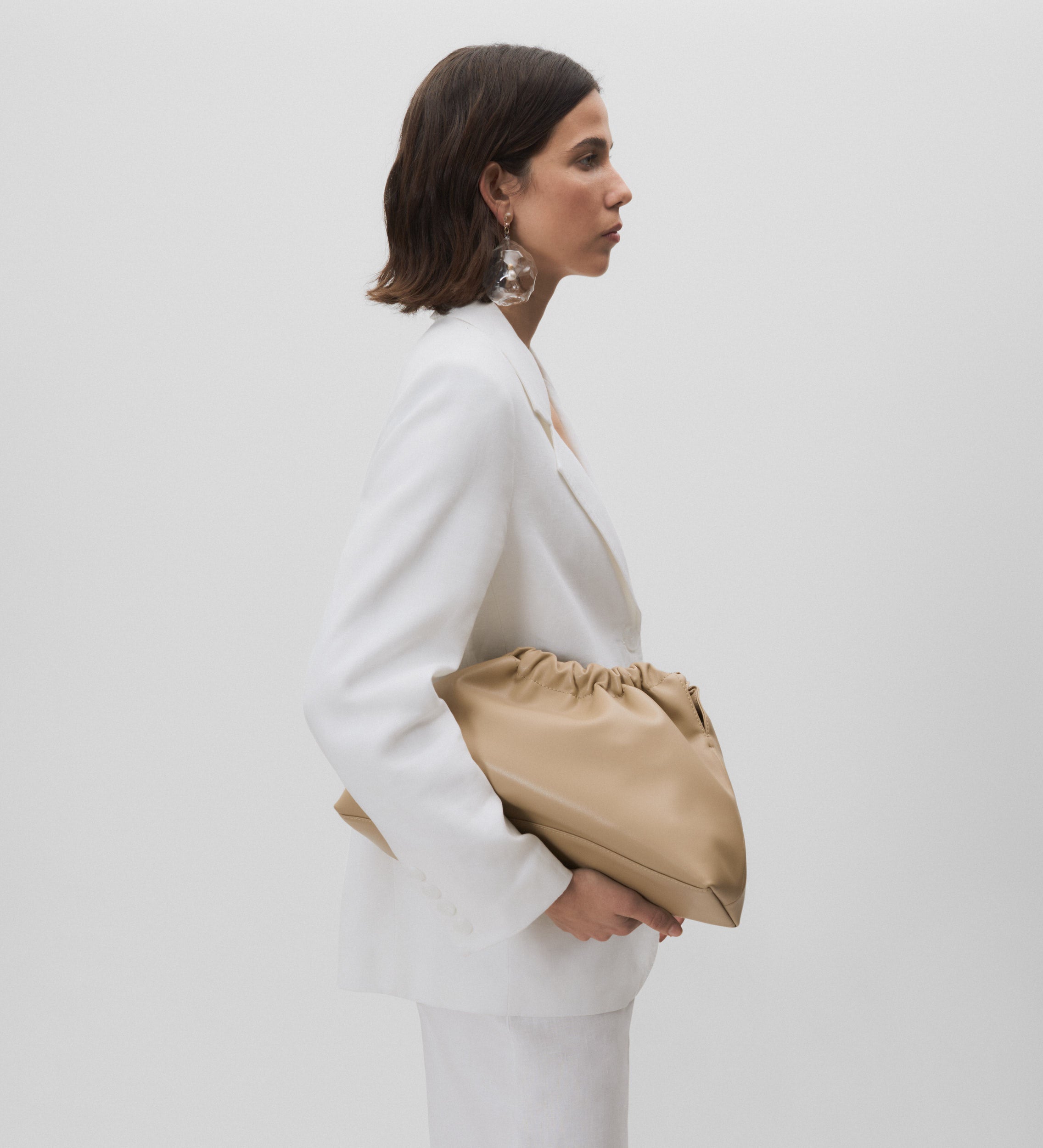 Americana cruzada lino