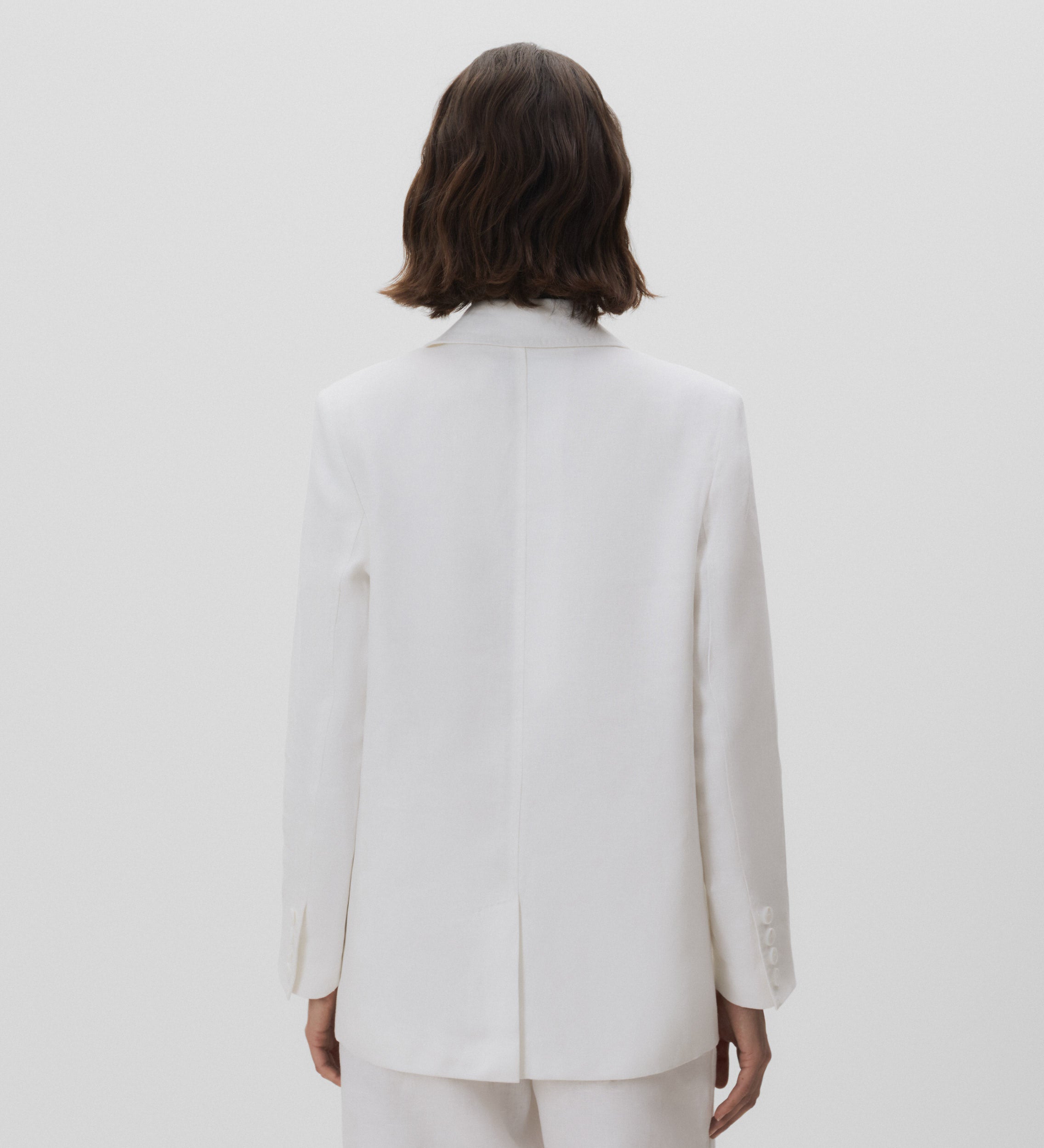 Americana cruzada lino