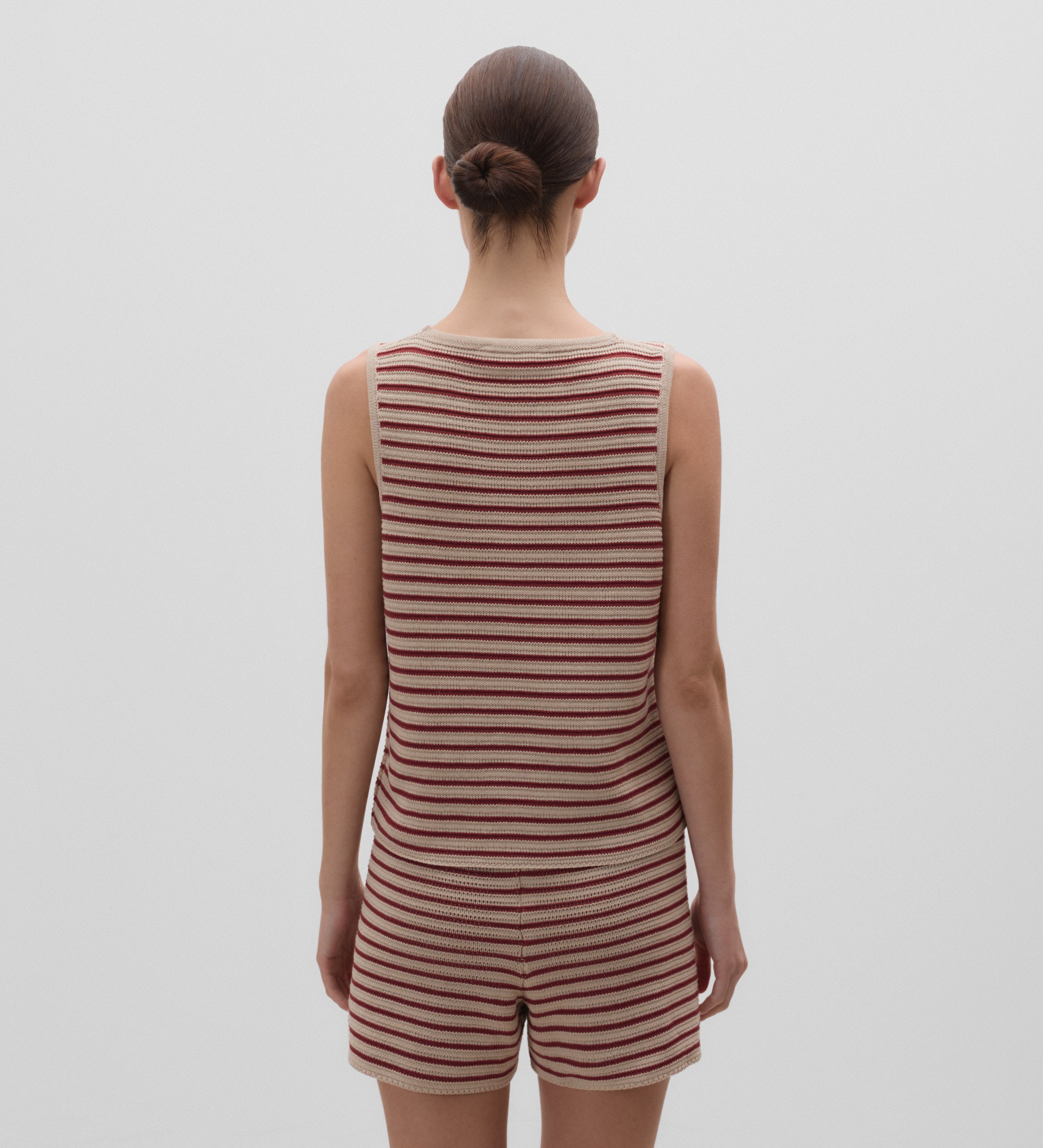 Striped knit top