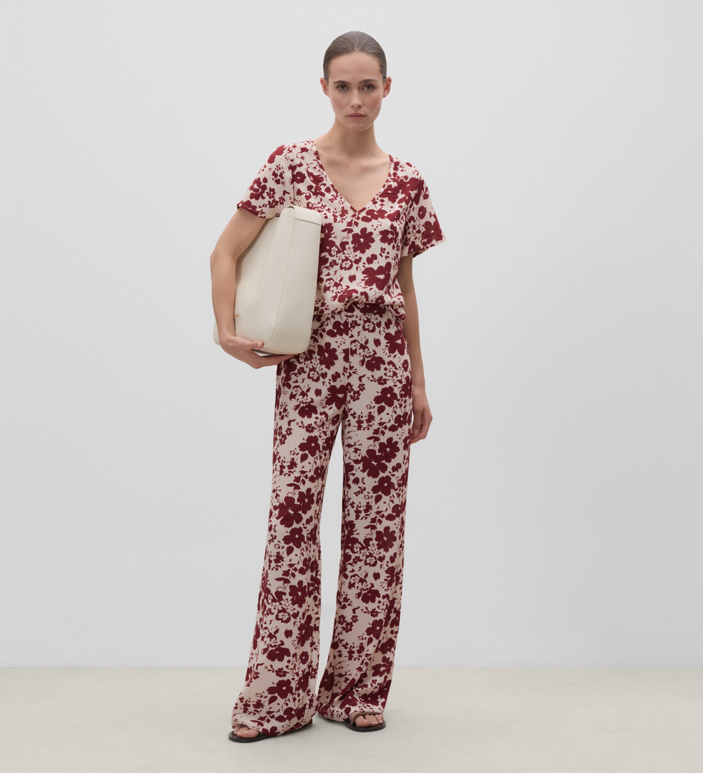 Pantalón fluido estampado