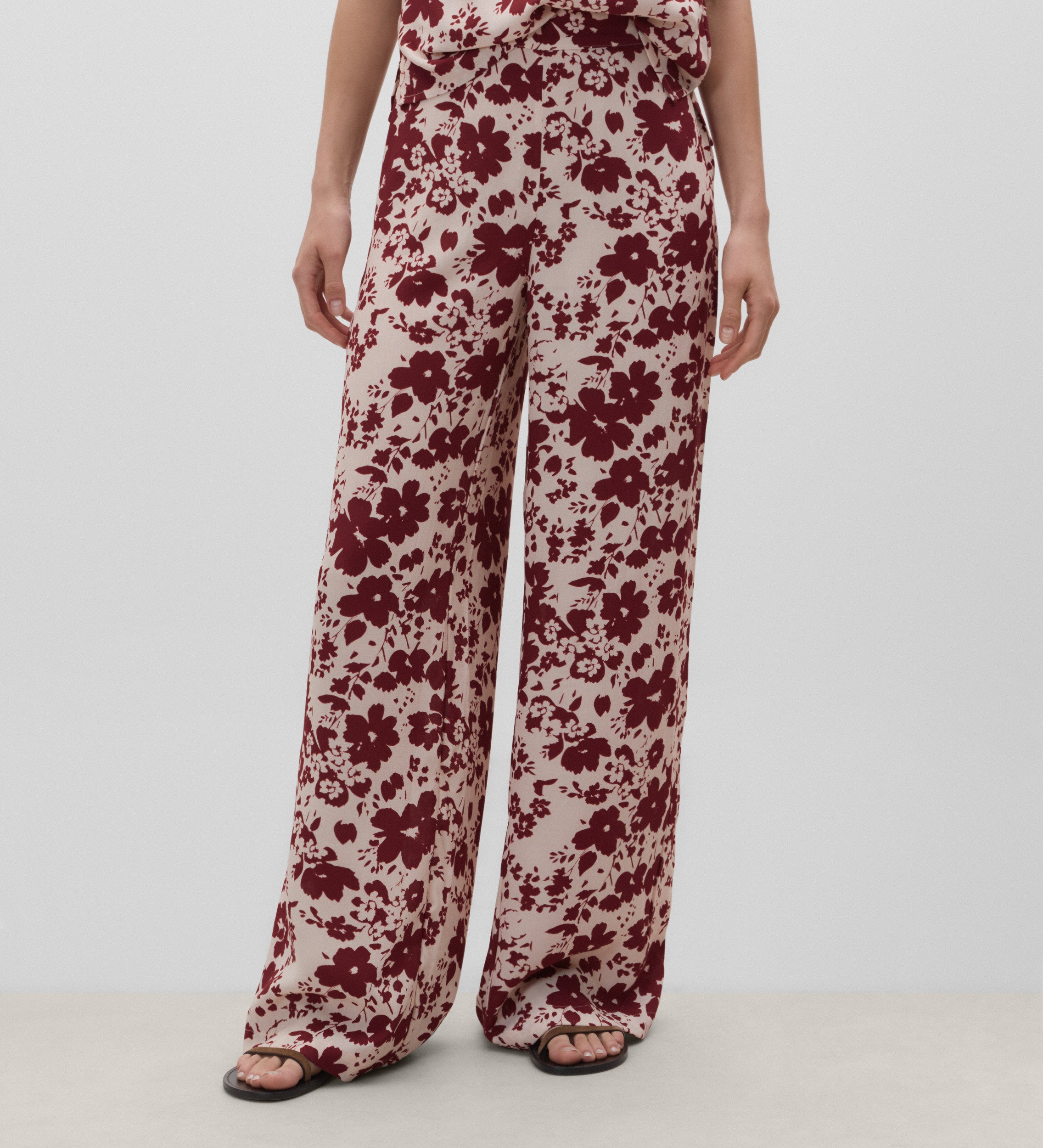 Pantalón fluido estampado