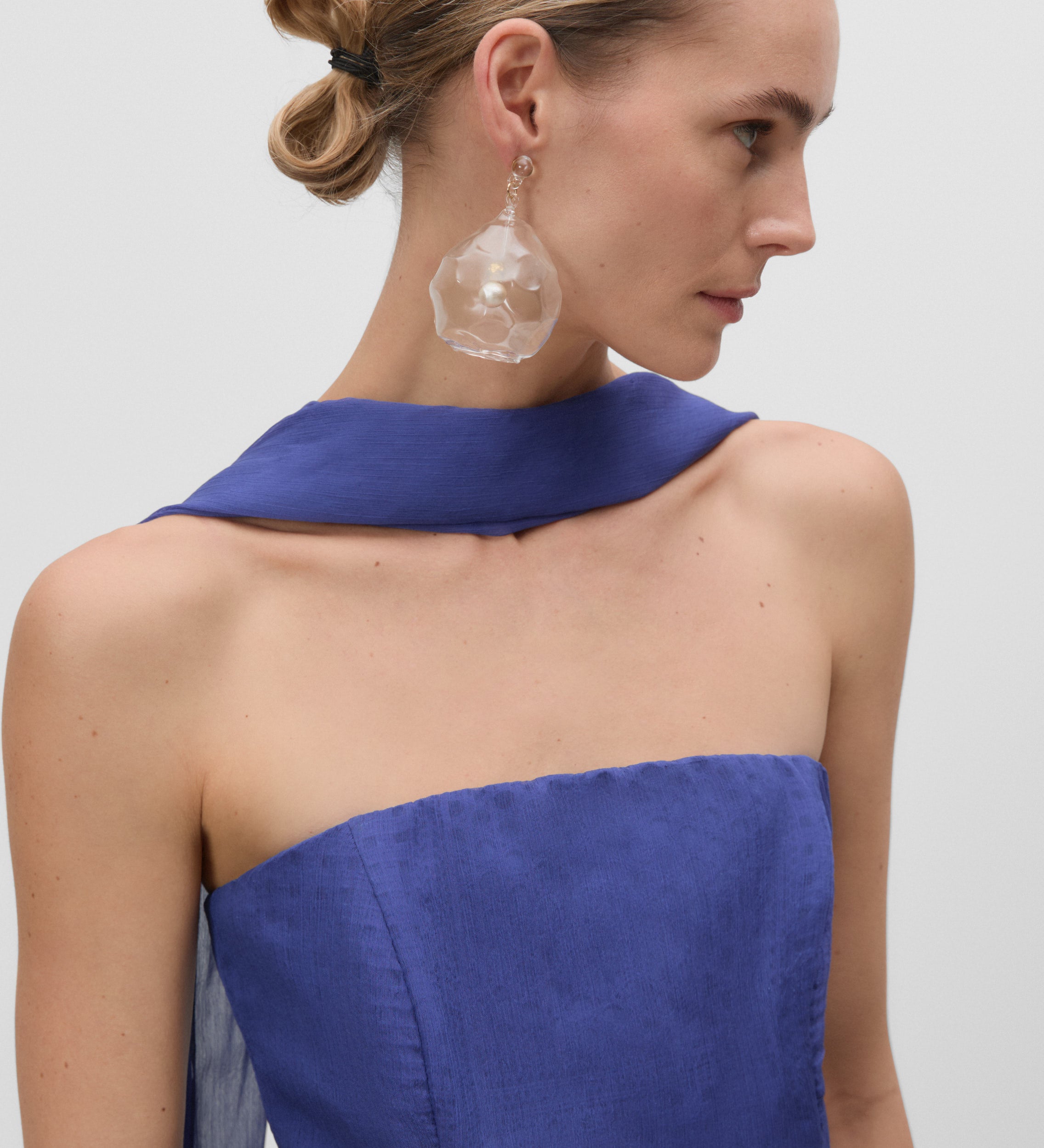 Top peplum palabra de honor