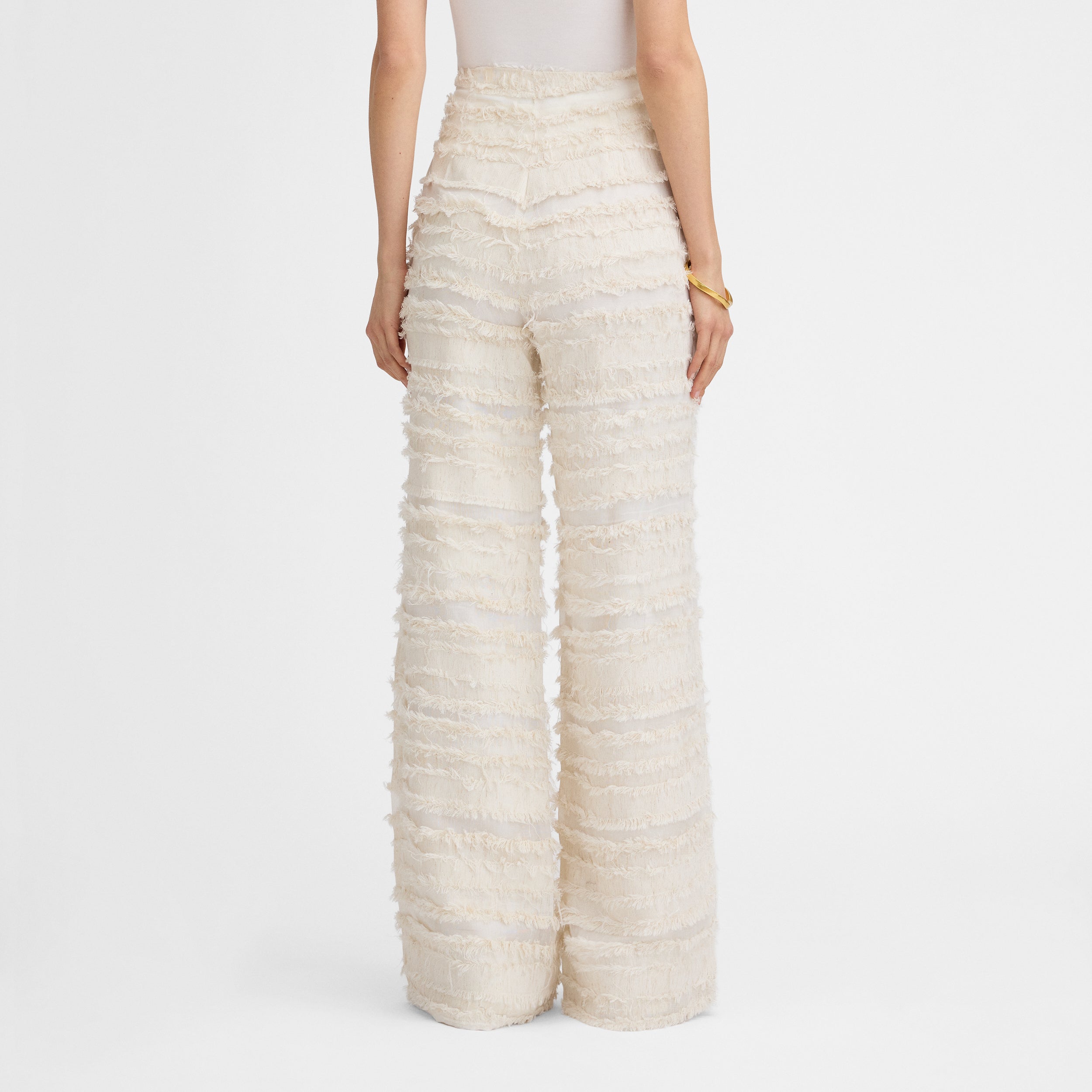 Pantalon texturé