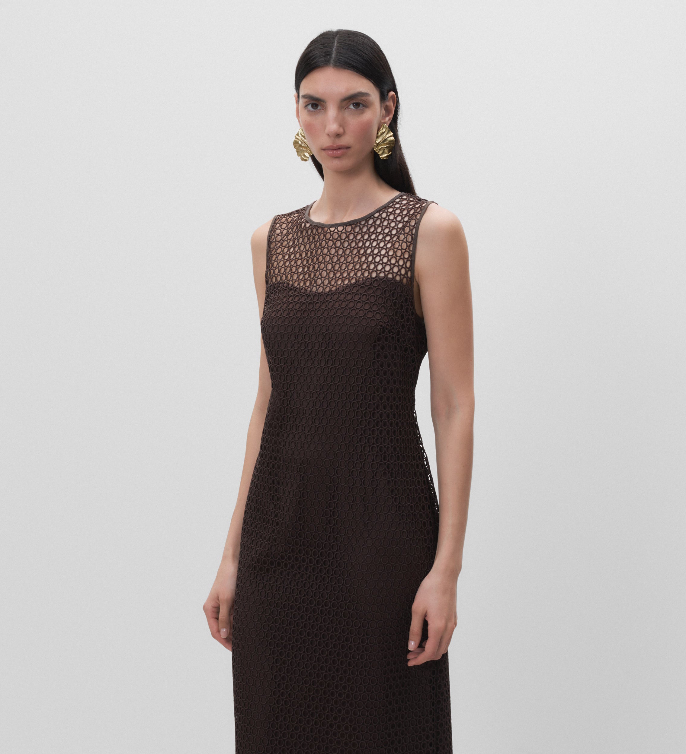 Vestido tubo largo