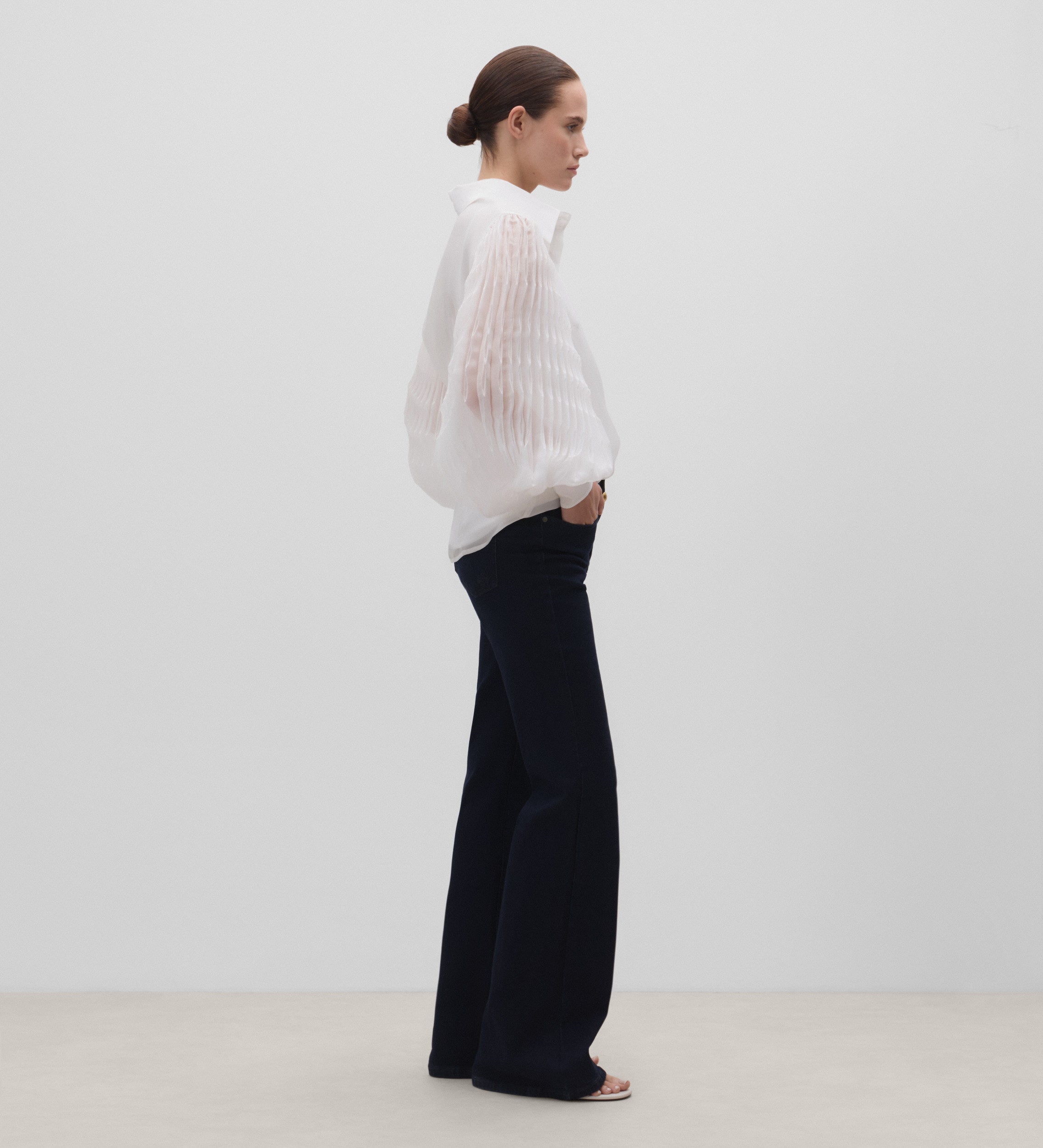 Blusa camisera organza