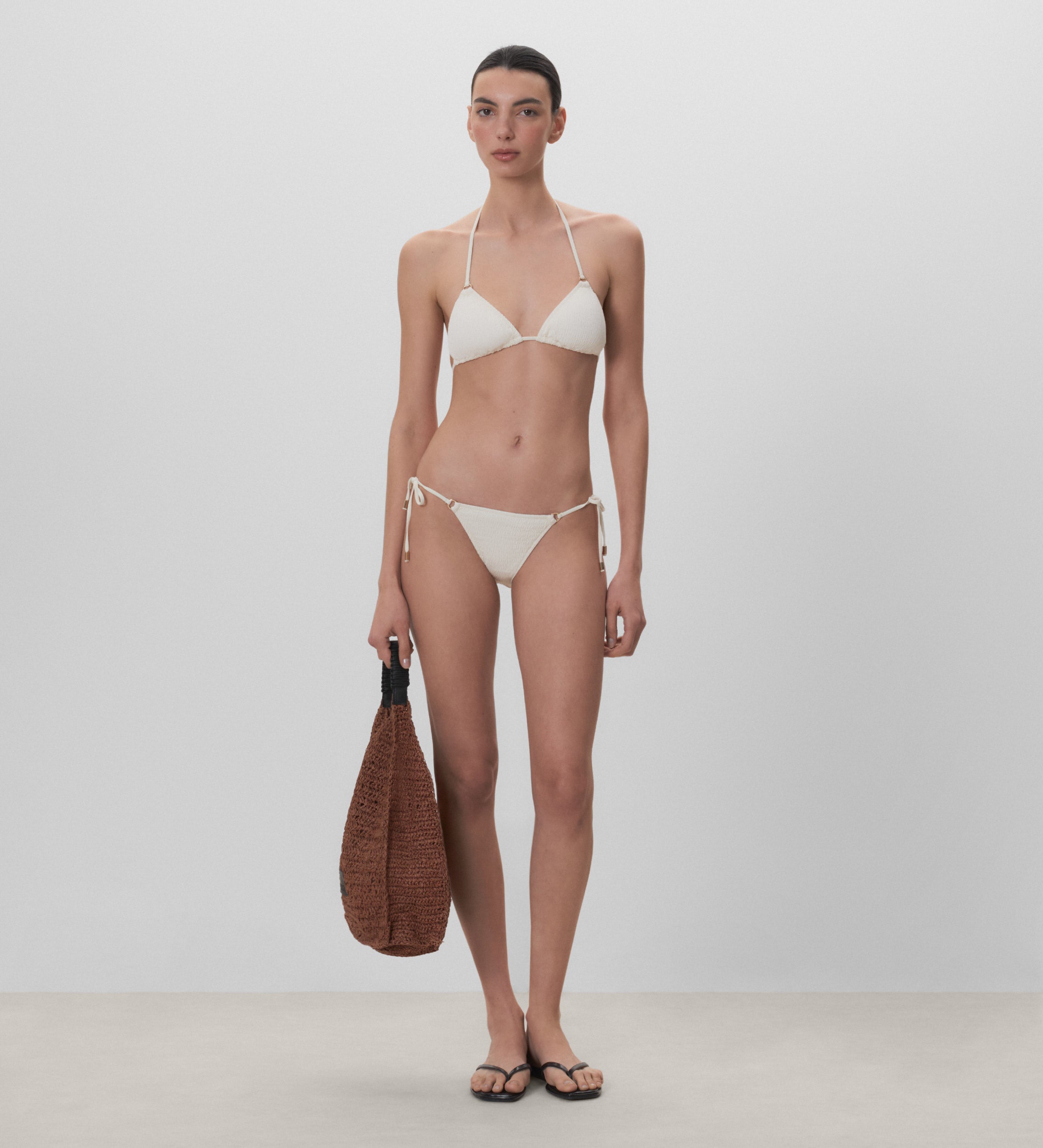 Bas de bikini texturé