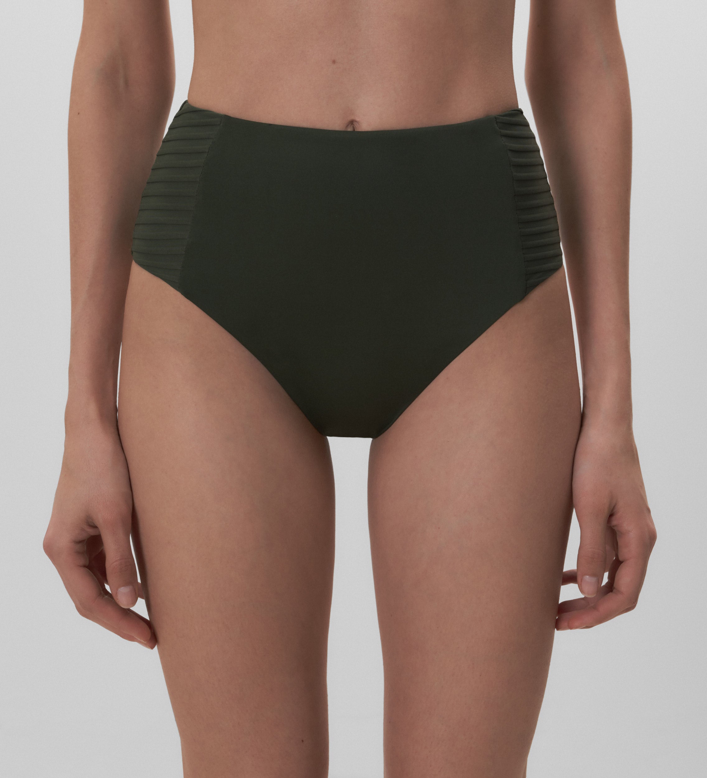 High-rise bikini bottoms