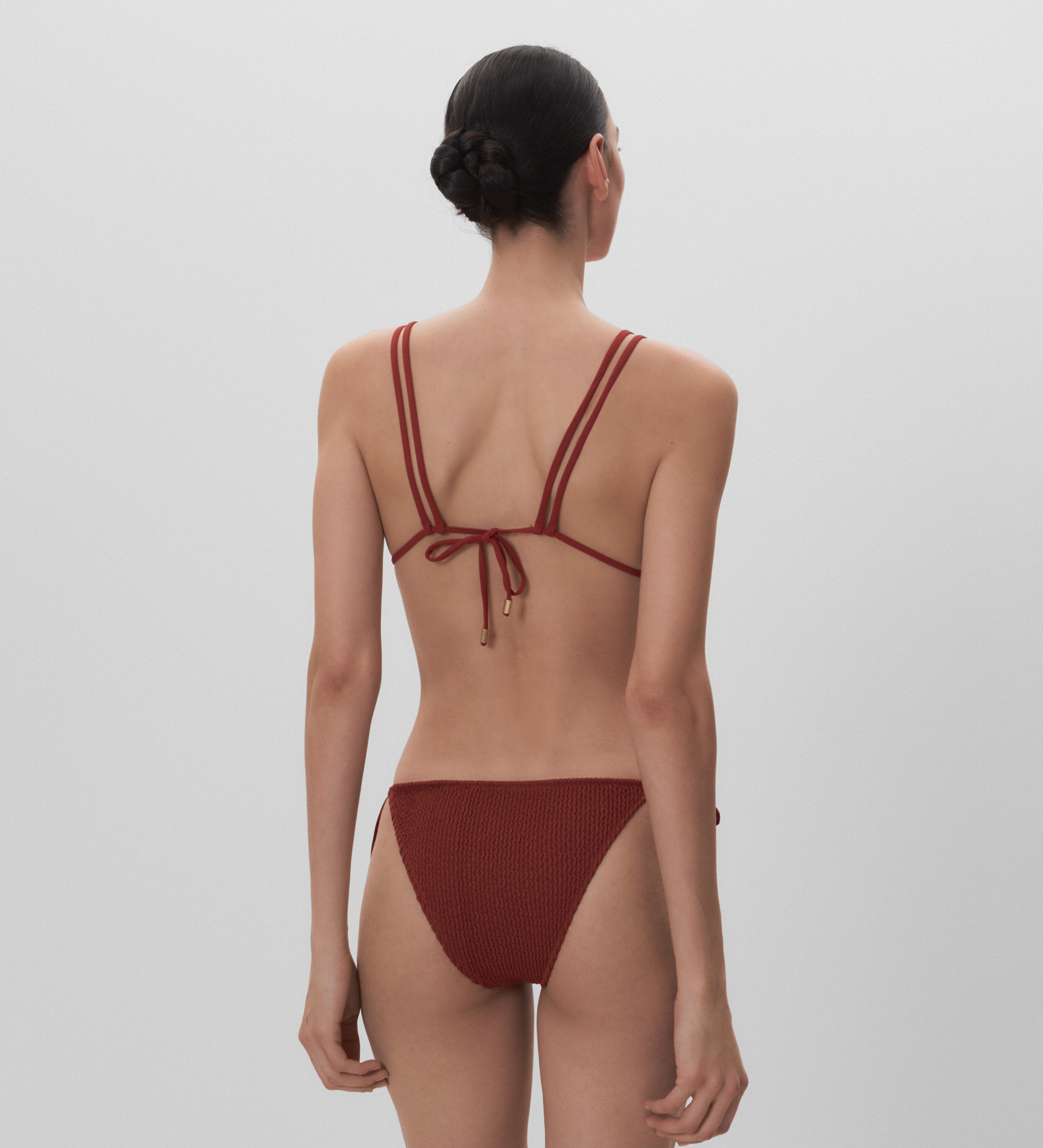 Textured bikini top