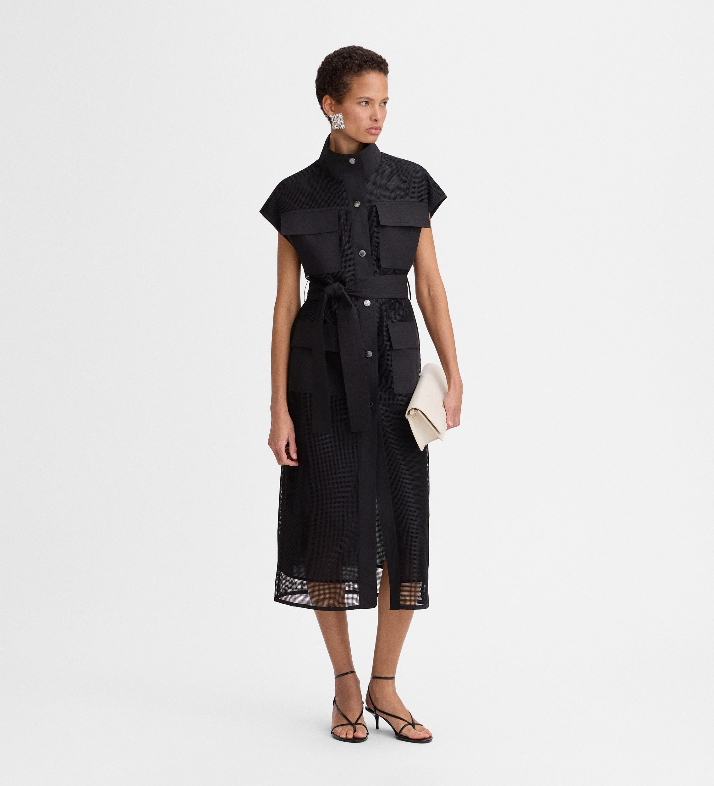 Robe safari résille