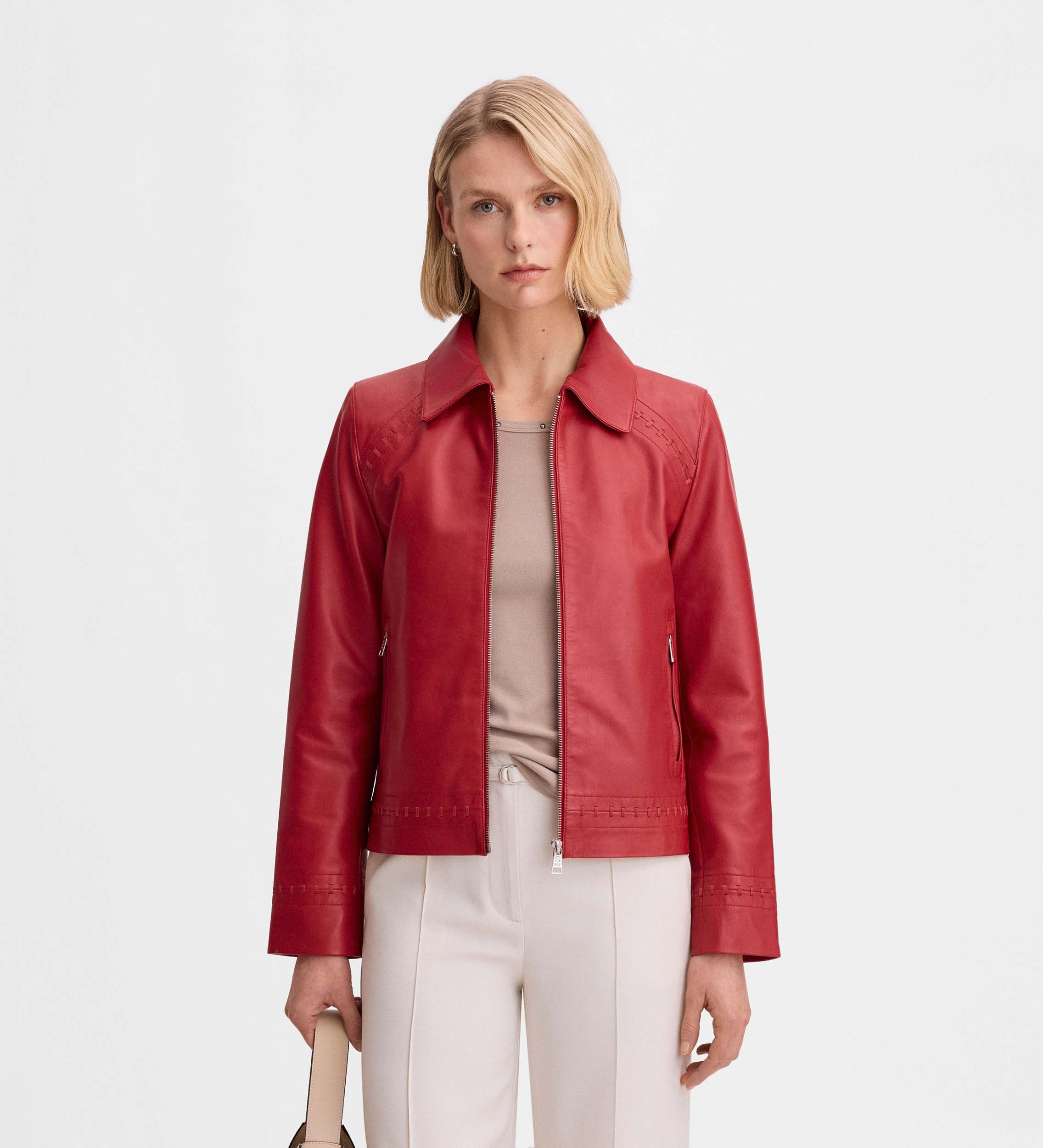 Veste nappa surpiqué