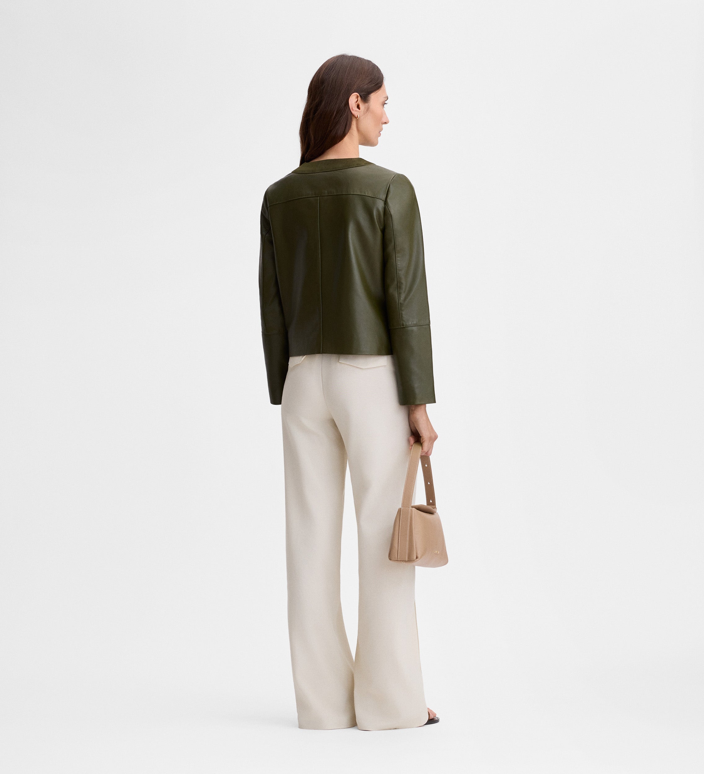 Nappa leather jacket