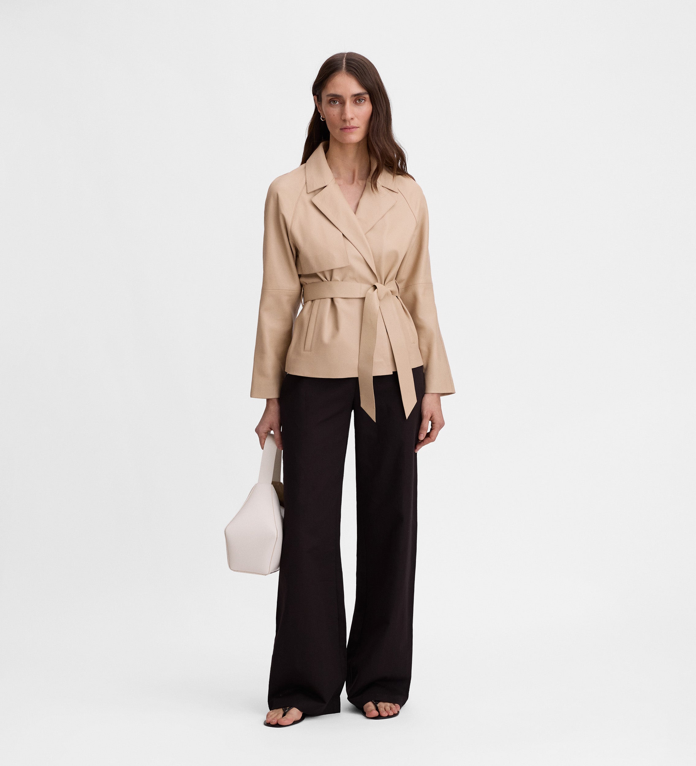 Trench court en nappa