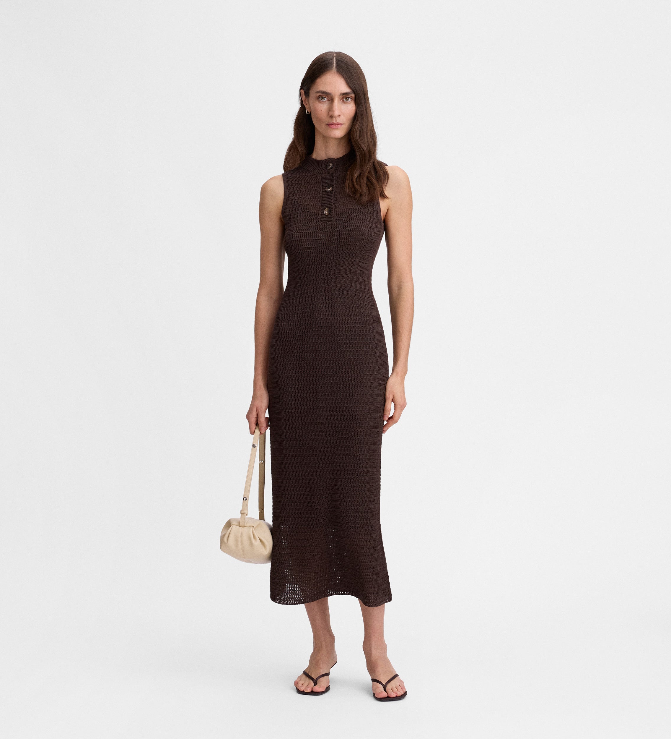 Knitted midi dress