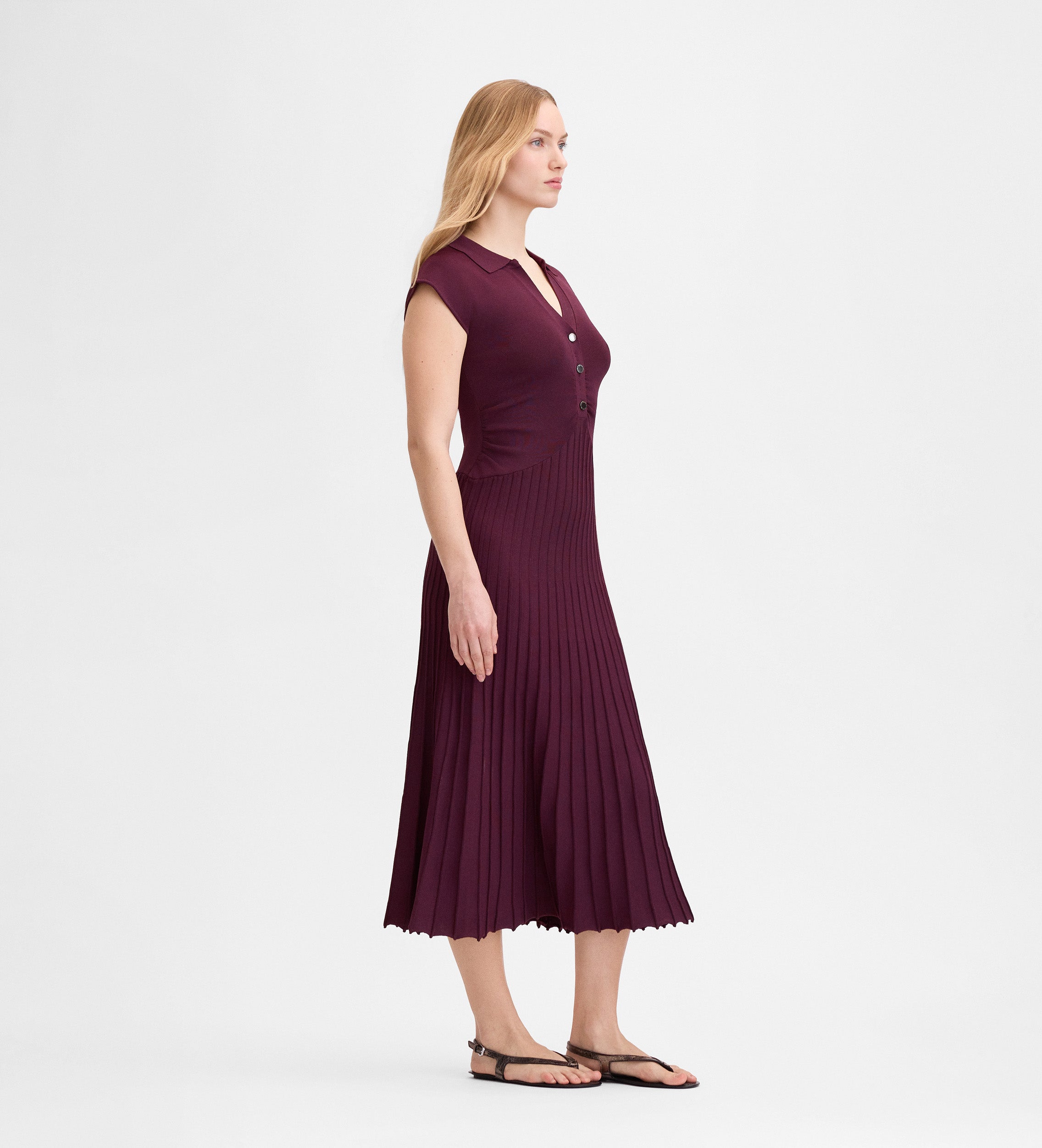 Long knitted dress