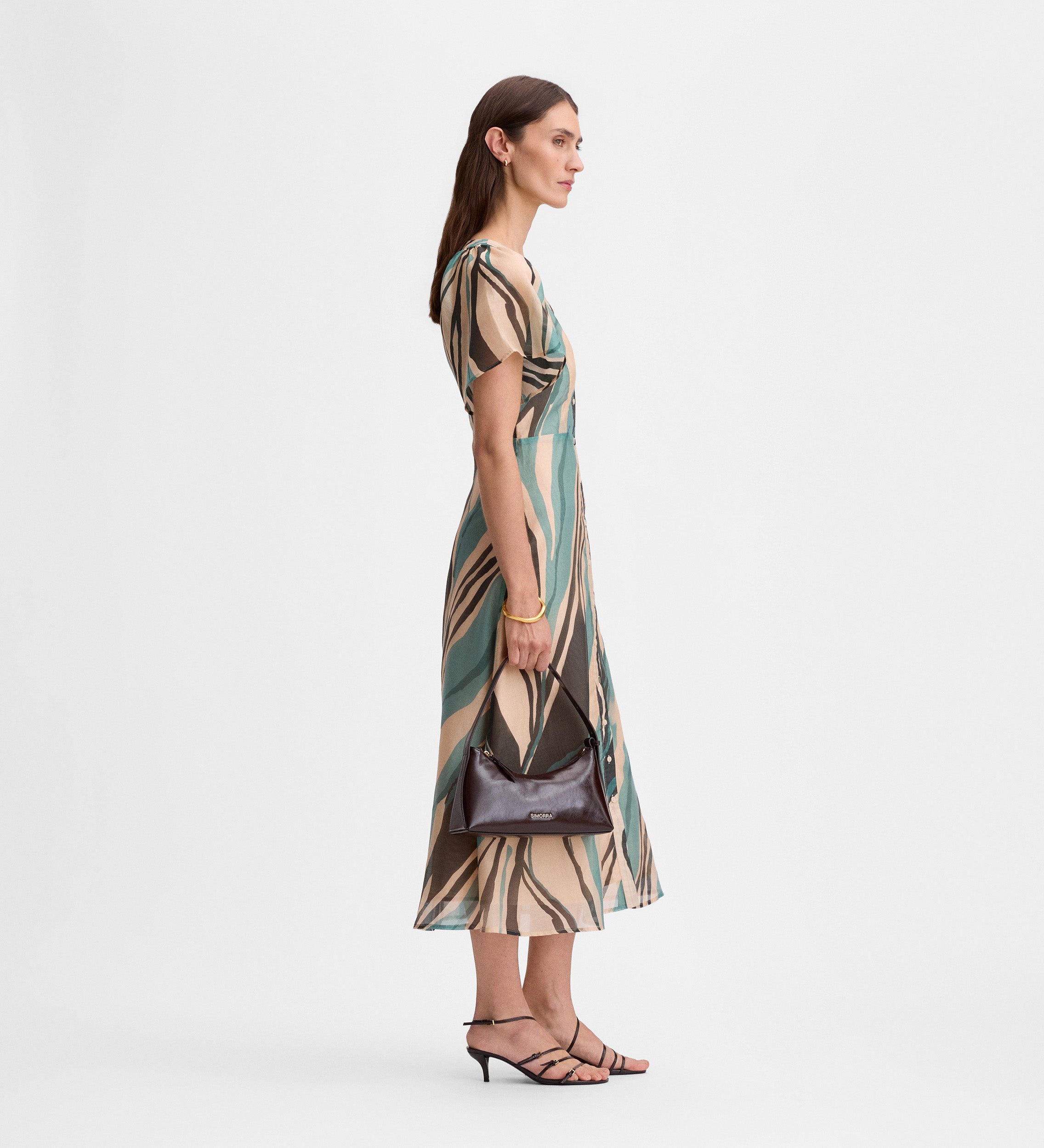 Printed a-line dress