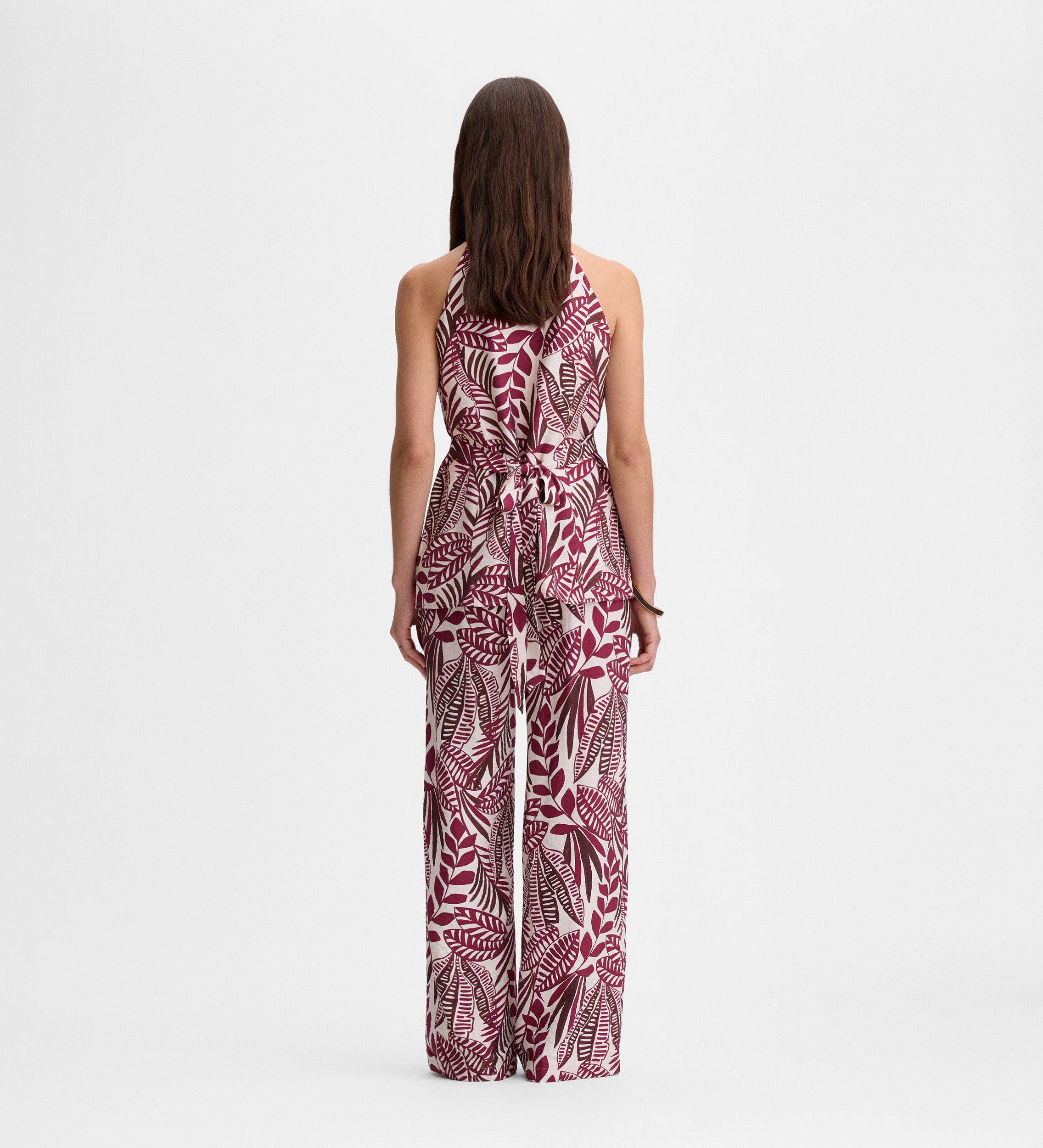 Top halter estampado