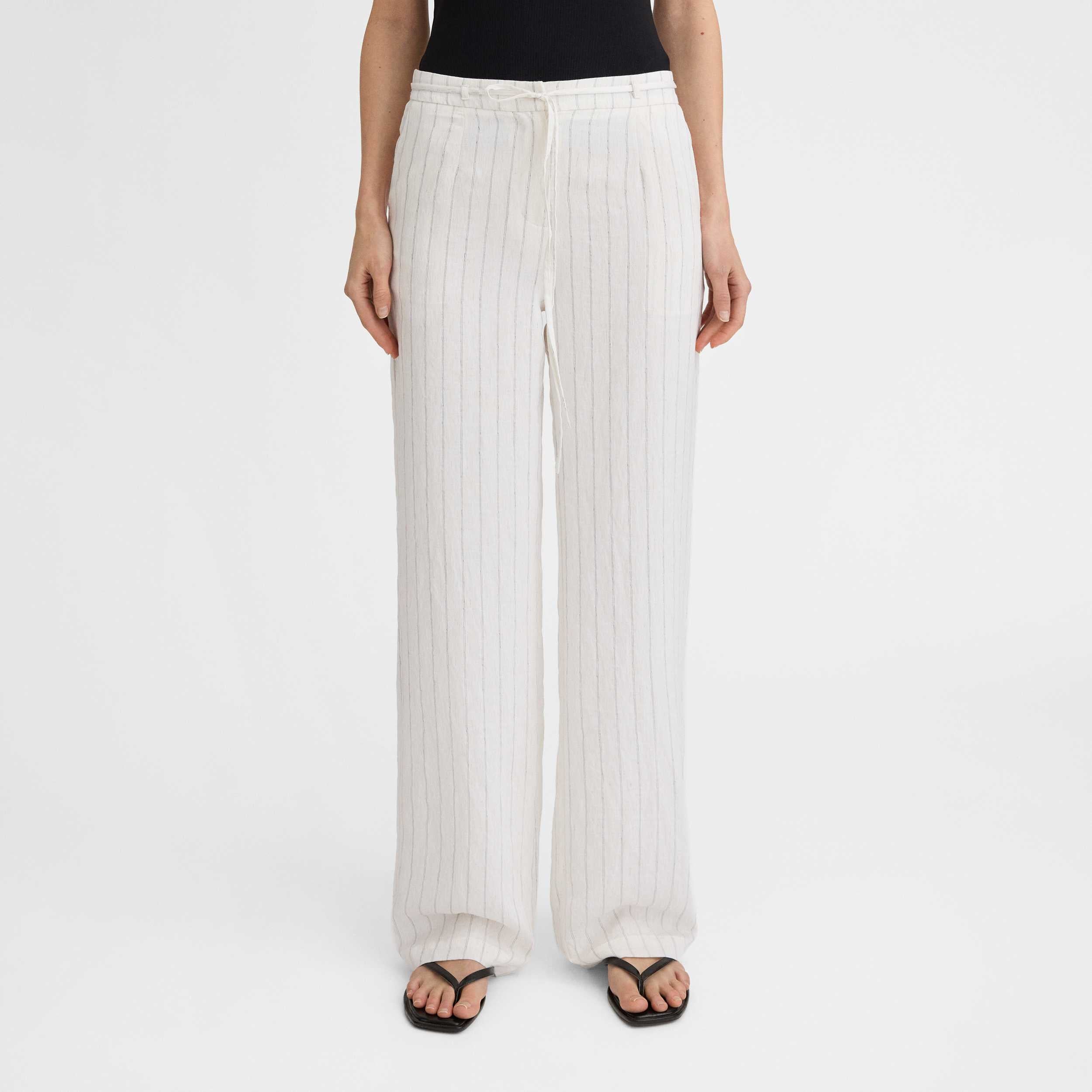 Pantalón recto estampado