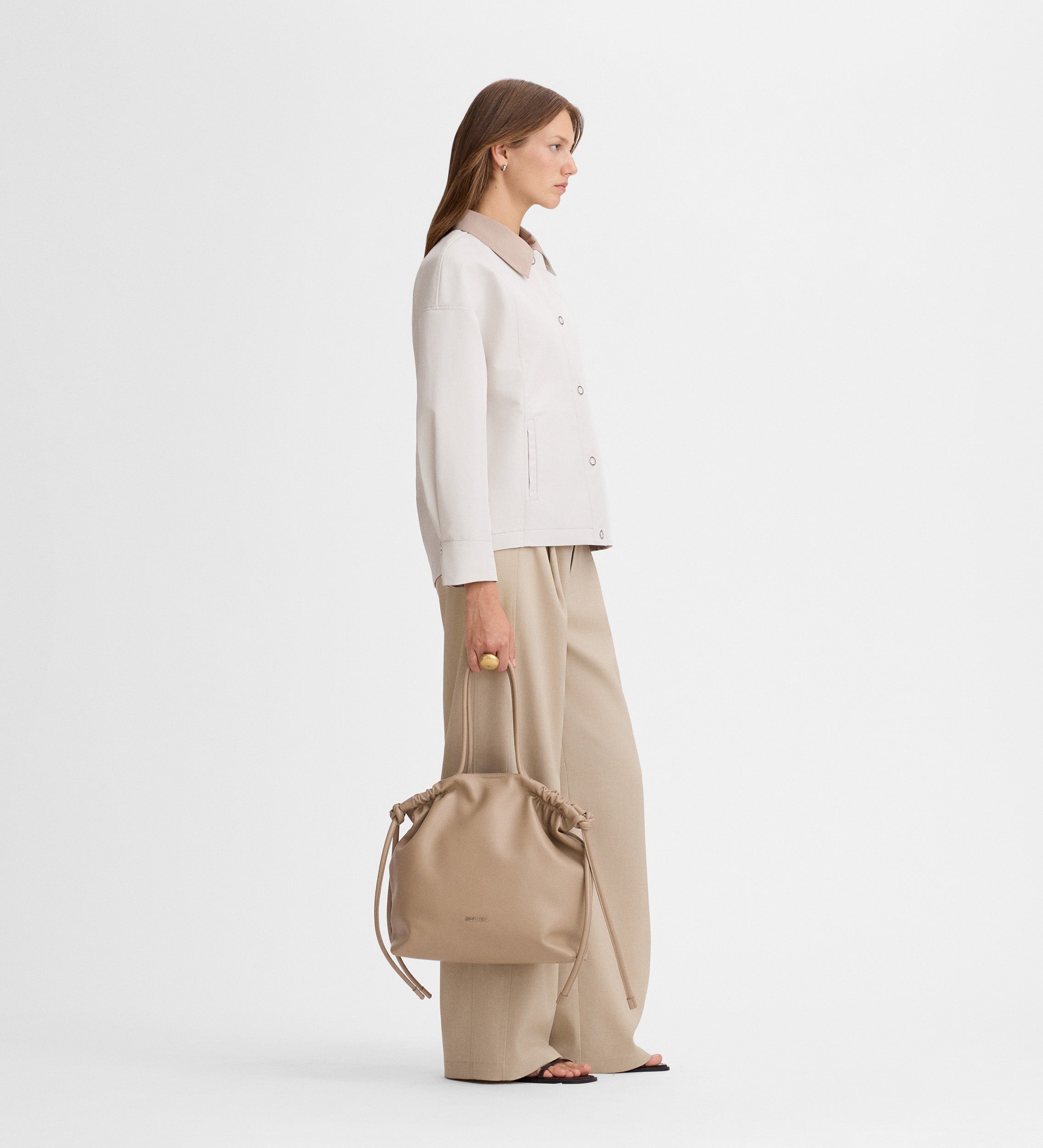 Parka corta reversible