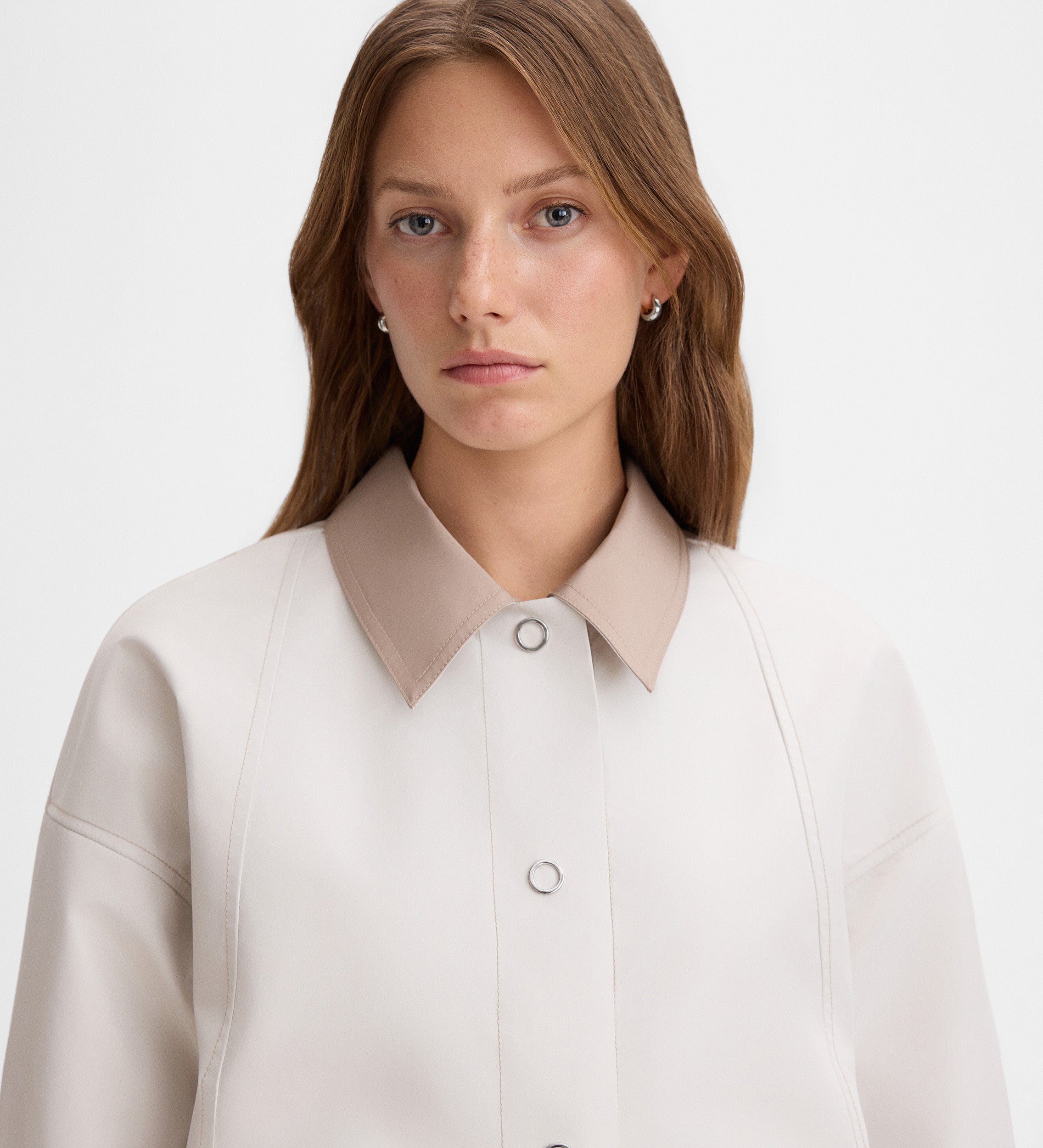 Parka corta reversible