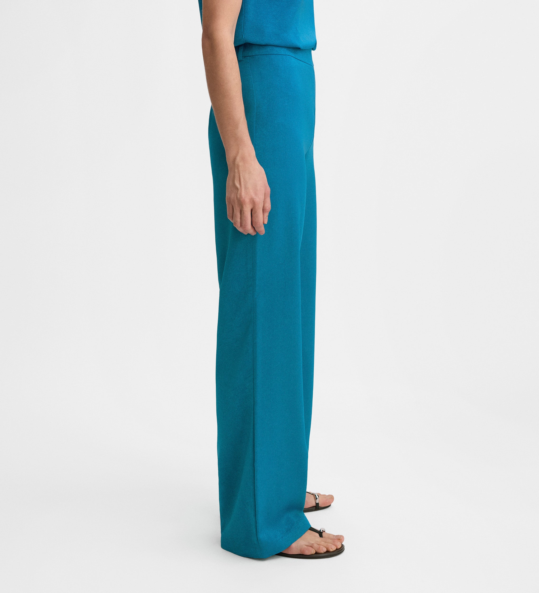 Pantalon large droit