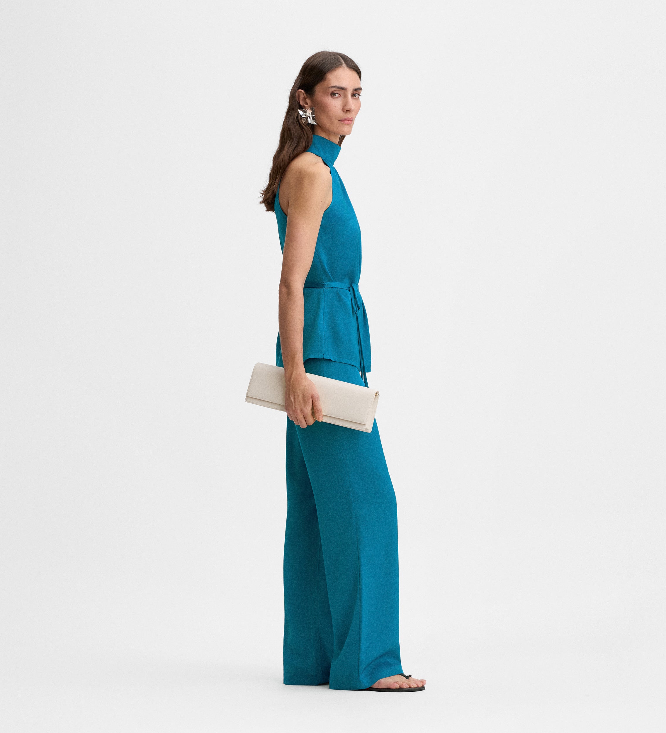 Halter belt top