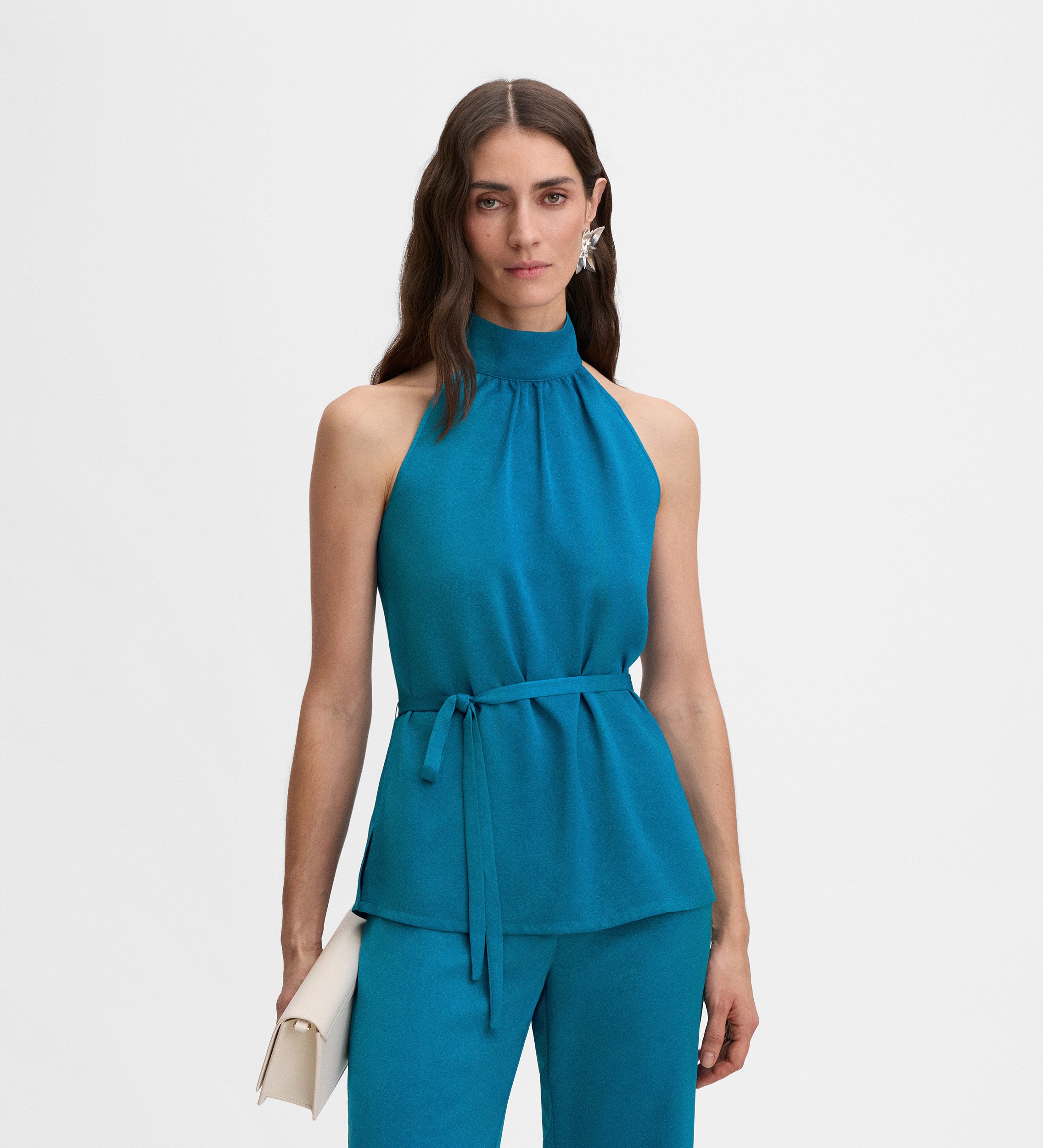 Halter belt top